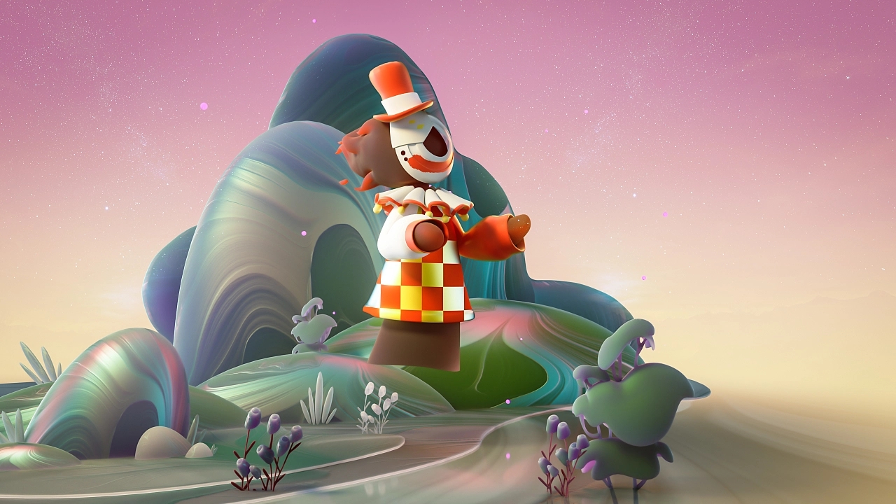 3D design，Garage Kit，mascot，virtual image，IP image，c4d，