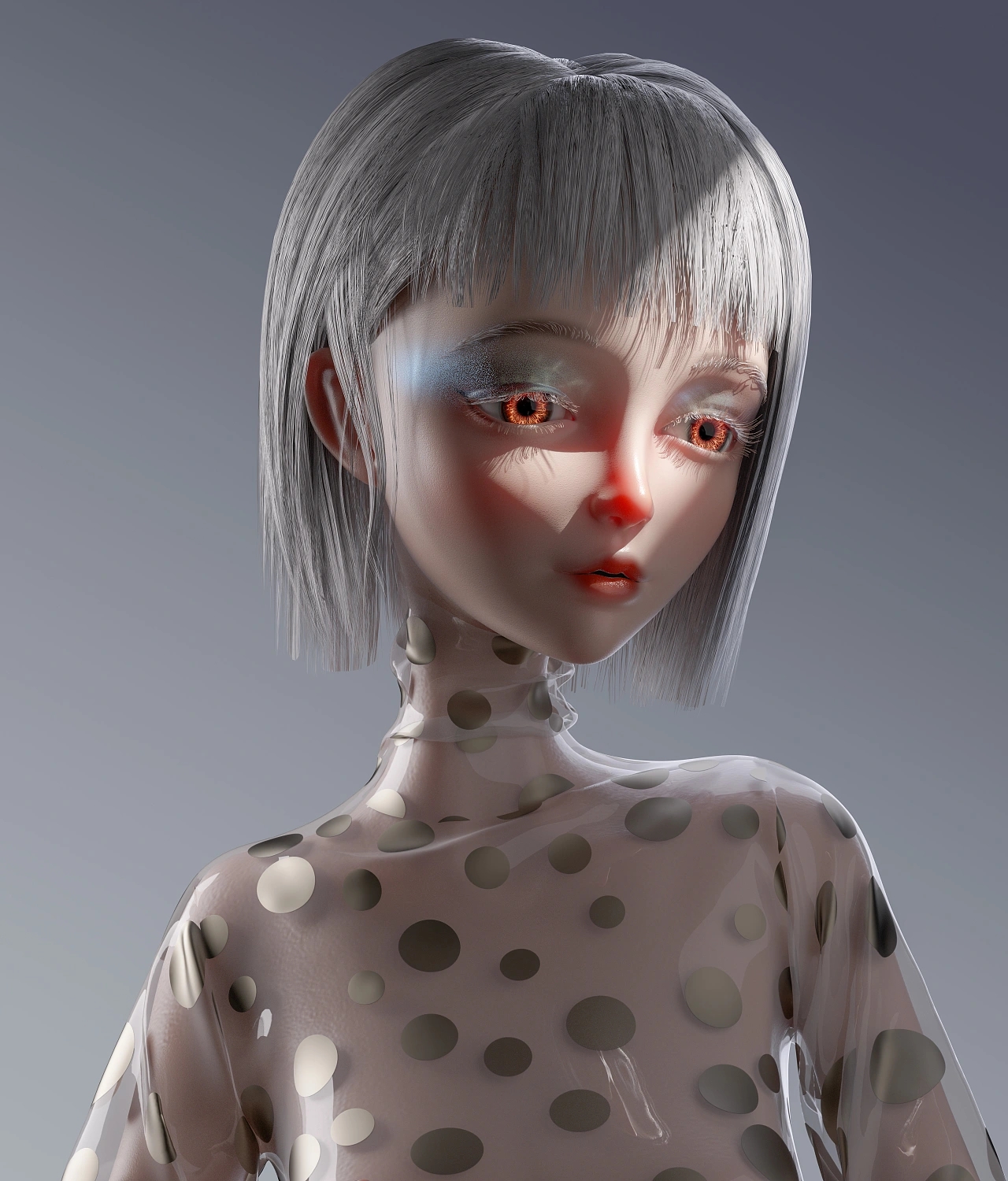 three-dimensional，quadratic element，Role design，IP Design，c4d，