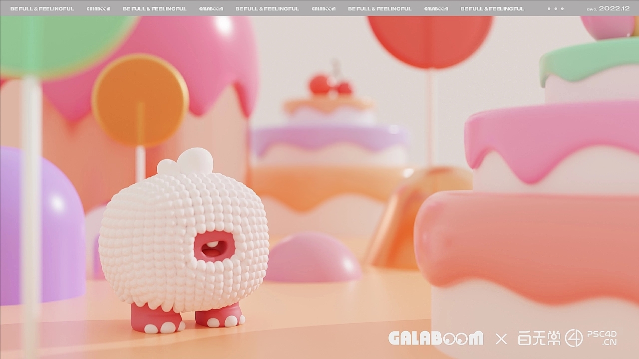 IP image design，Baking Brand，graphic design ，c4d，