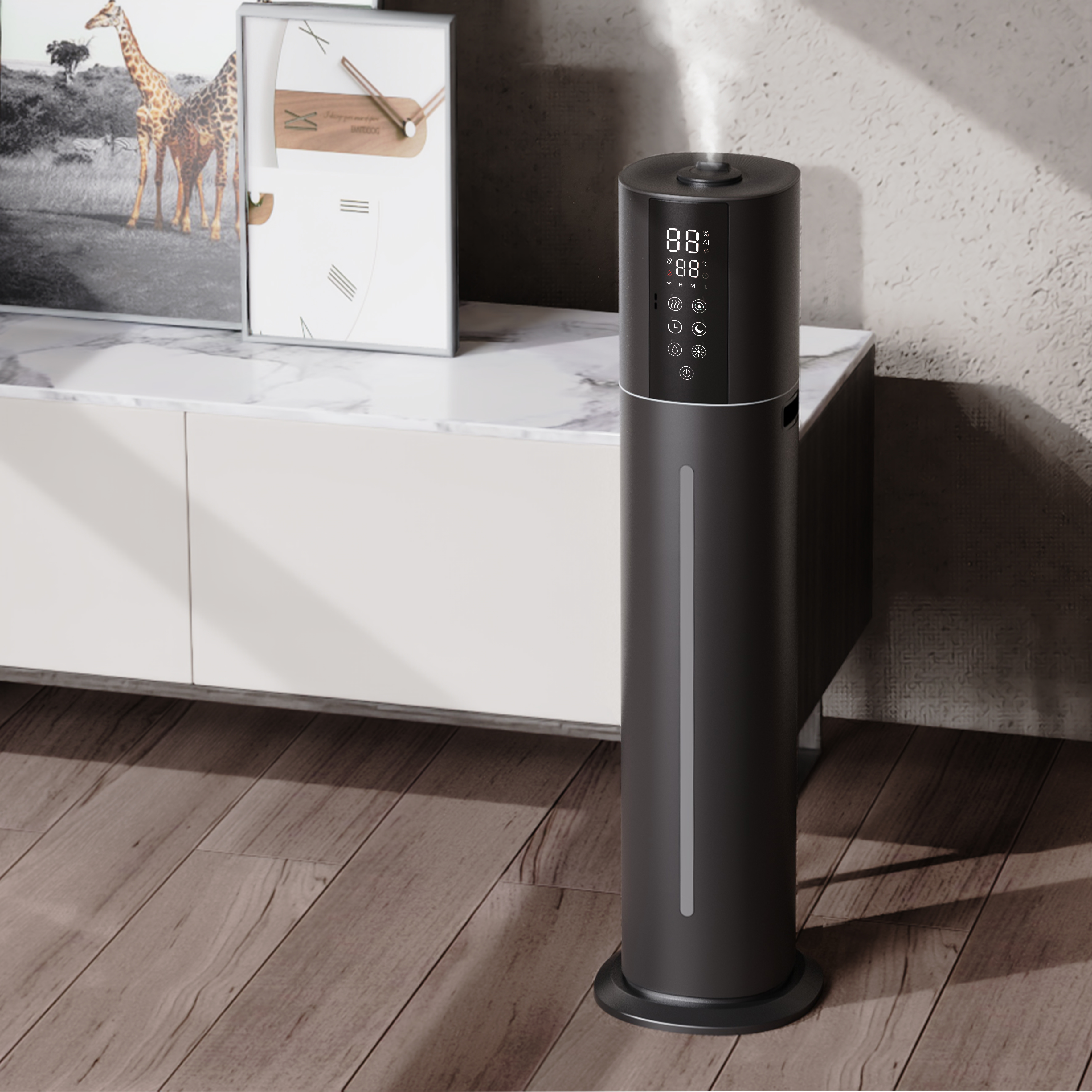 Render，Humidifier，purifier，Air heater，