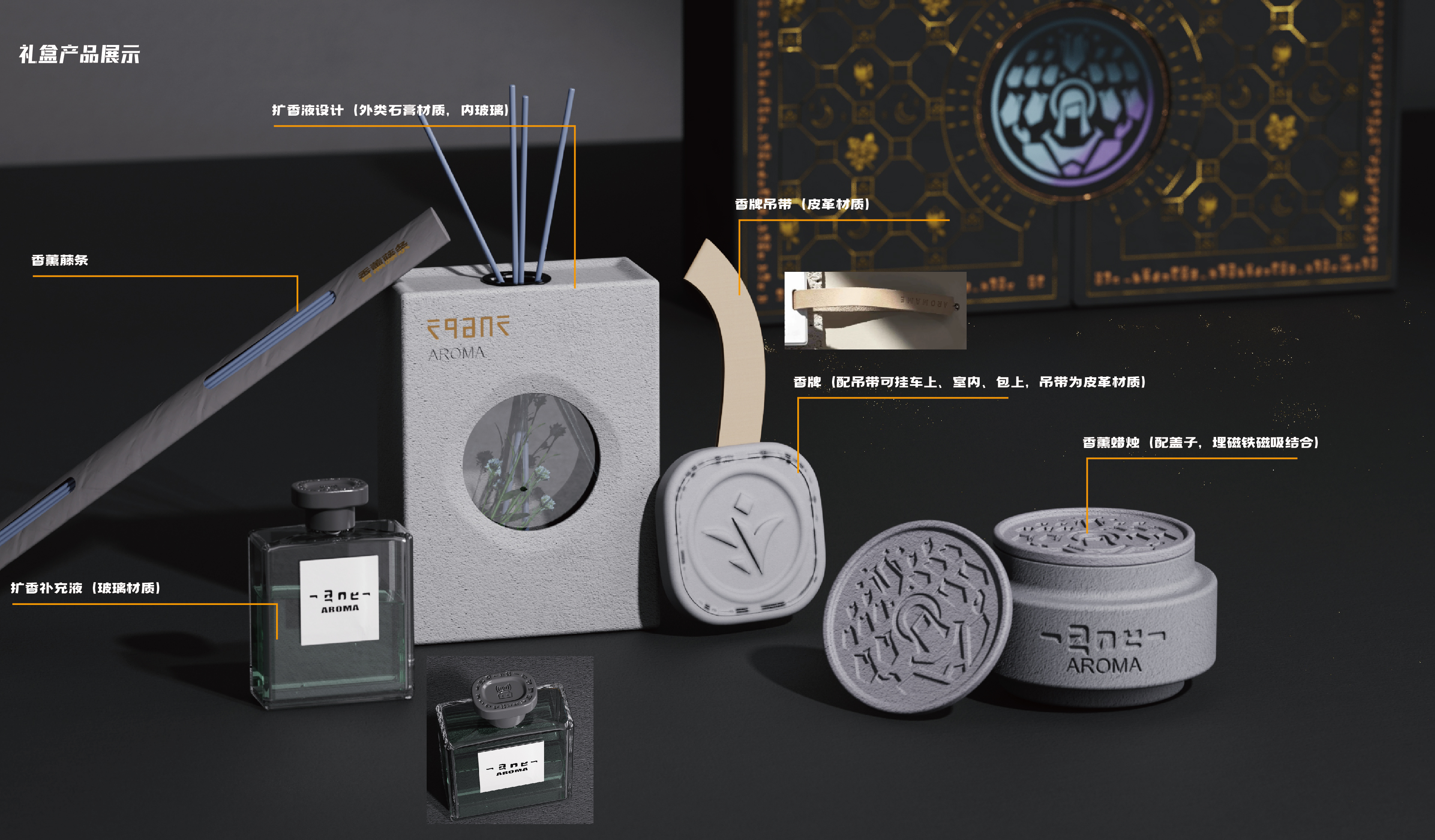 packing design，gift，Box design，Housewear & Furnishings，