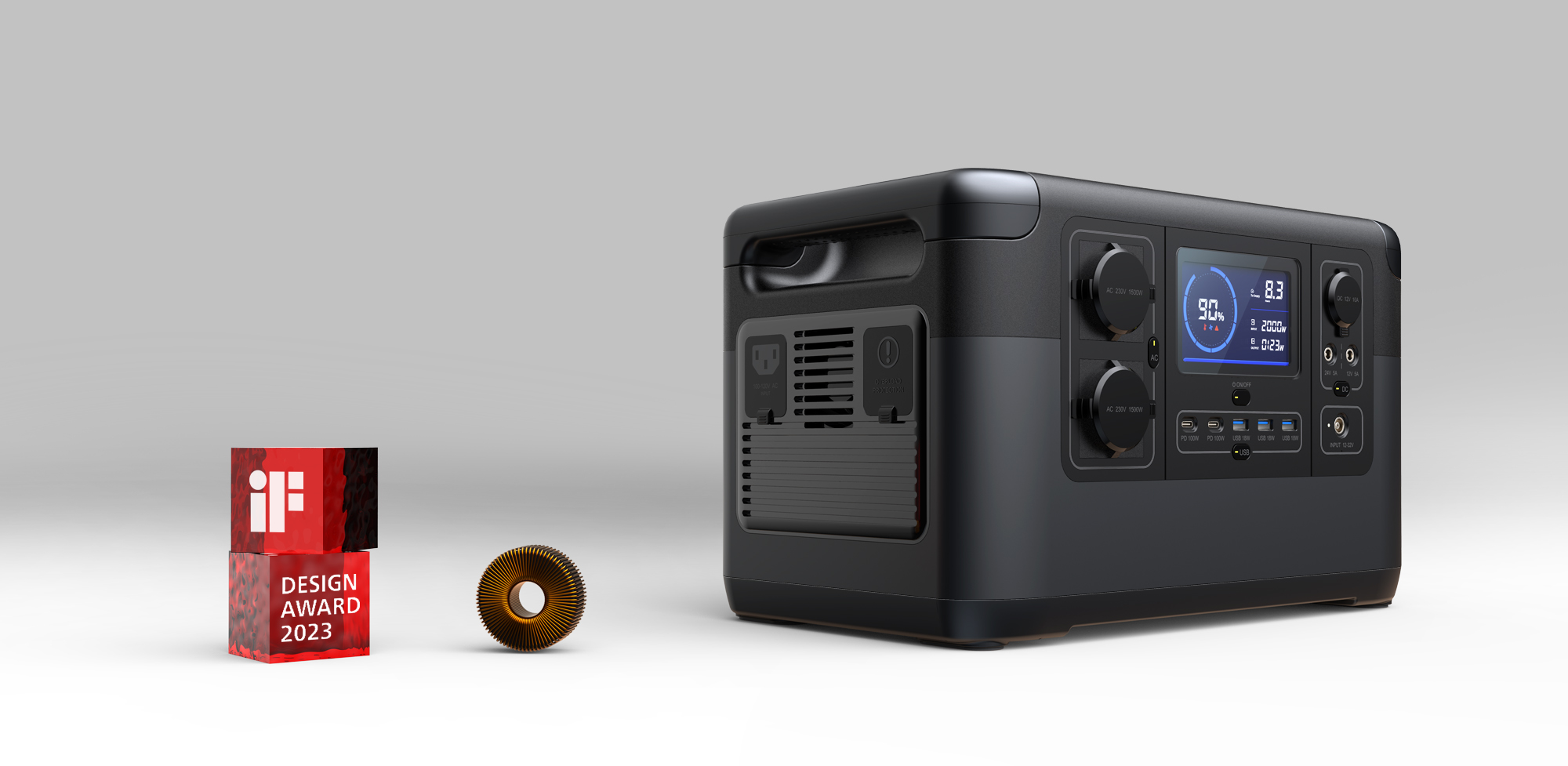 Product appearance design，Industrial design company，Product design company，Outdoor product design，Outdoor power supply，a frame of creation，Shenzhen design company，Equipment appearance design，