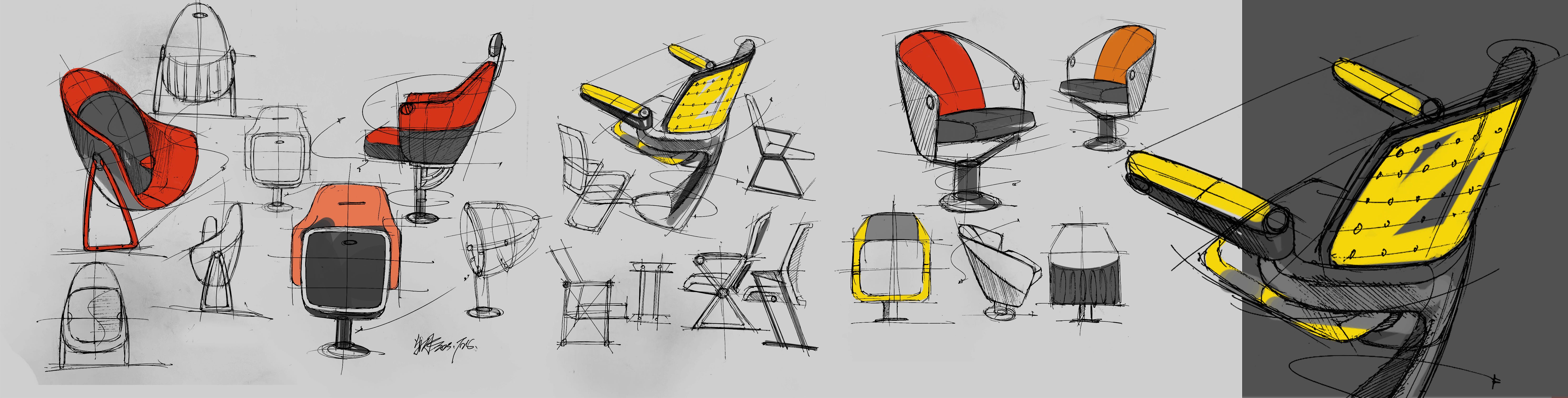 Hand-painted furniture, transportation，