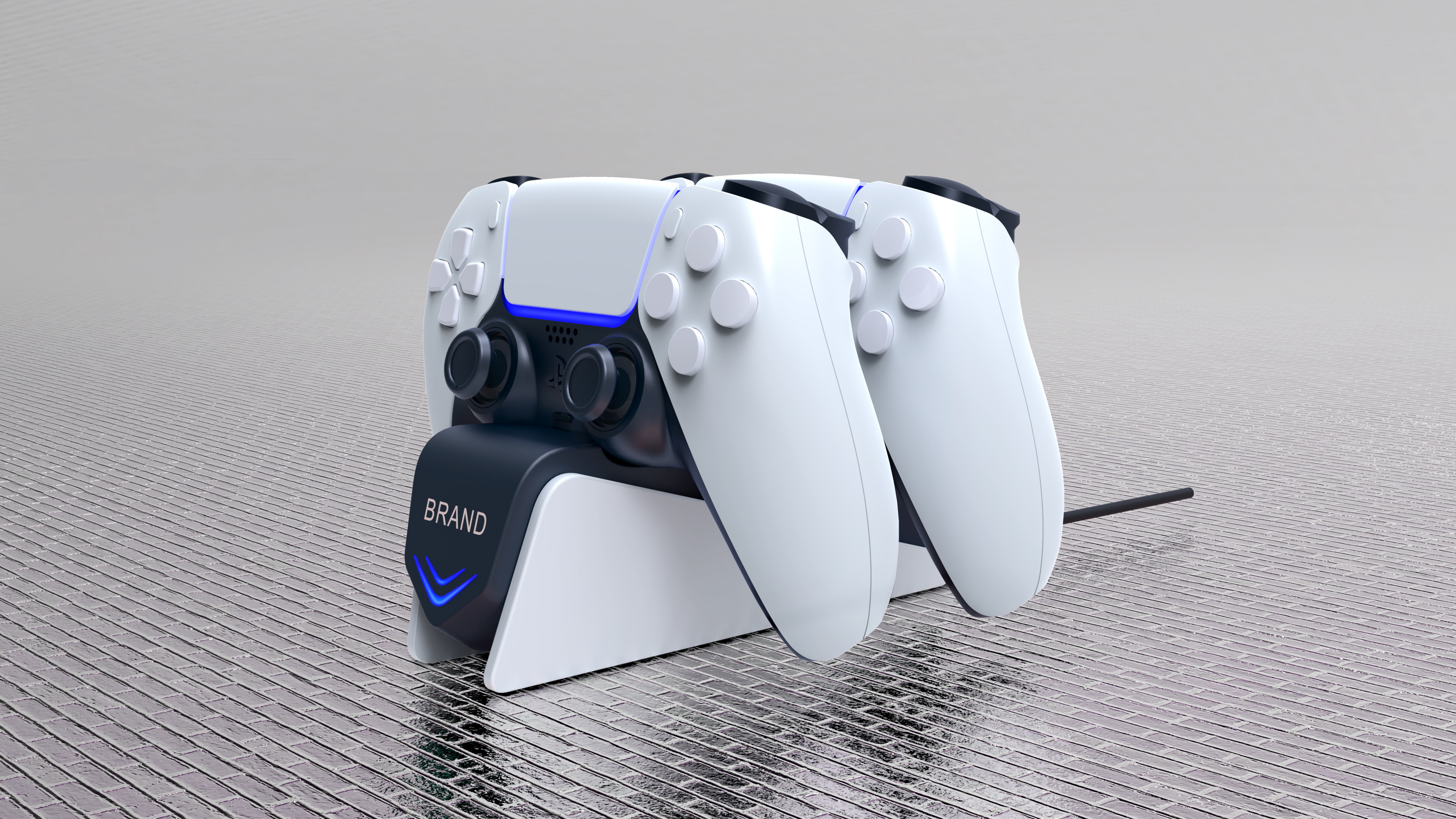 Game Accessories Design，Handle charging stand，ps5，PlayStation，Host Game，cmf，Modeling design，3D design，