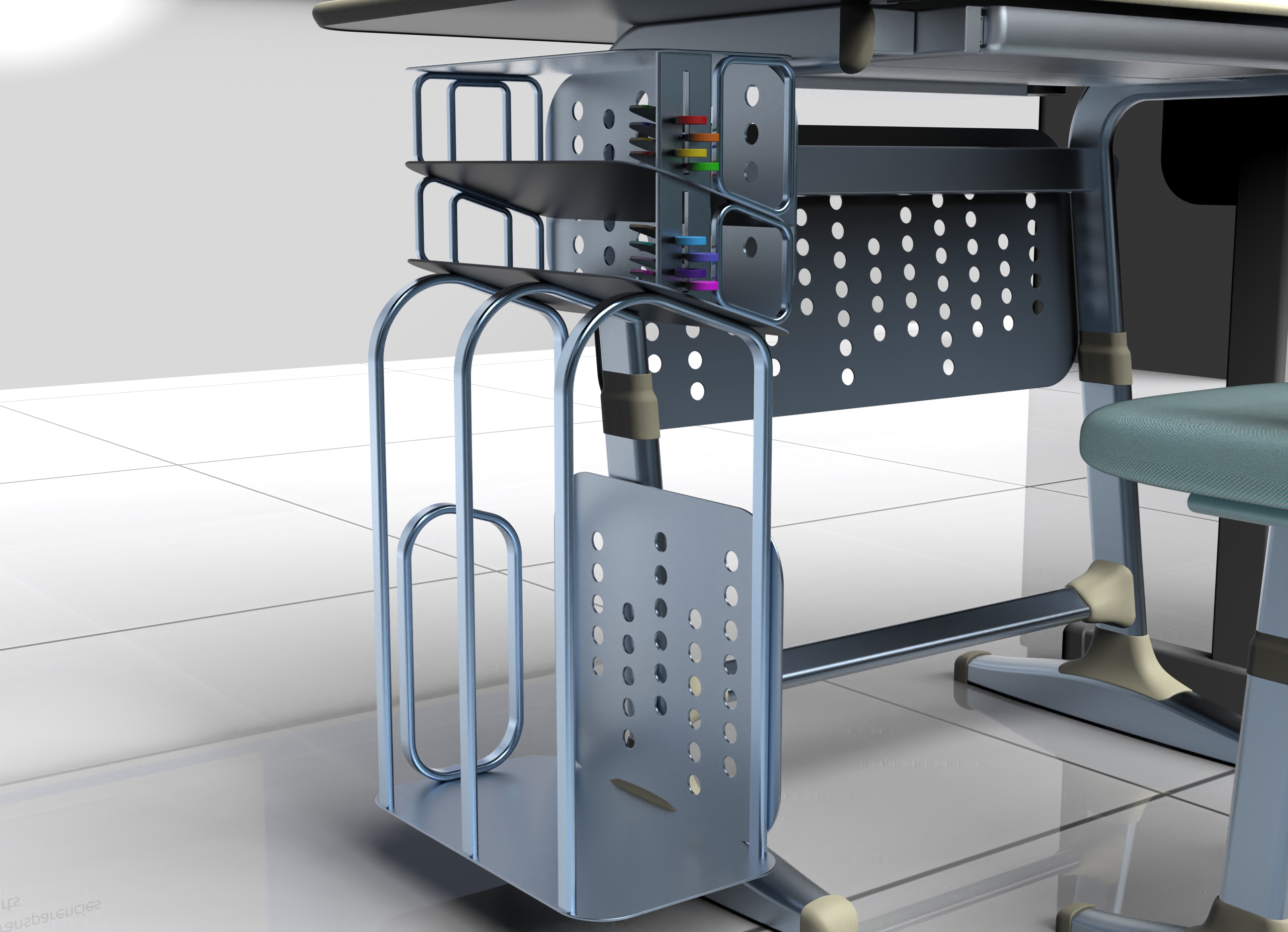 Product Design, 3D Modeling, Rendering，desk，