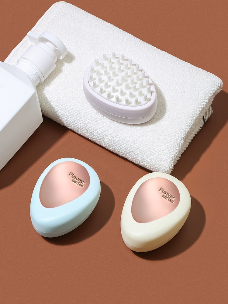 Silicone shampoo brush，Head Massage Brush，