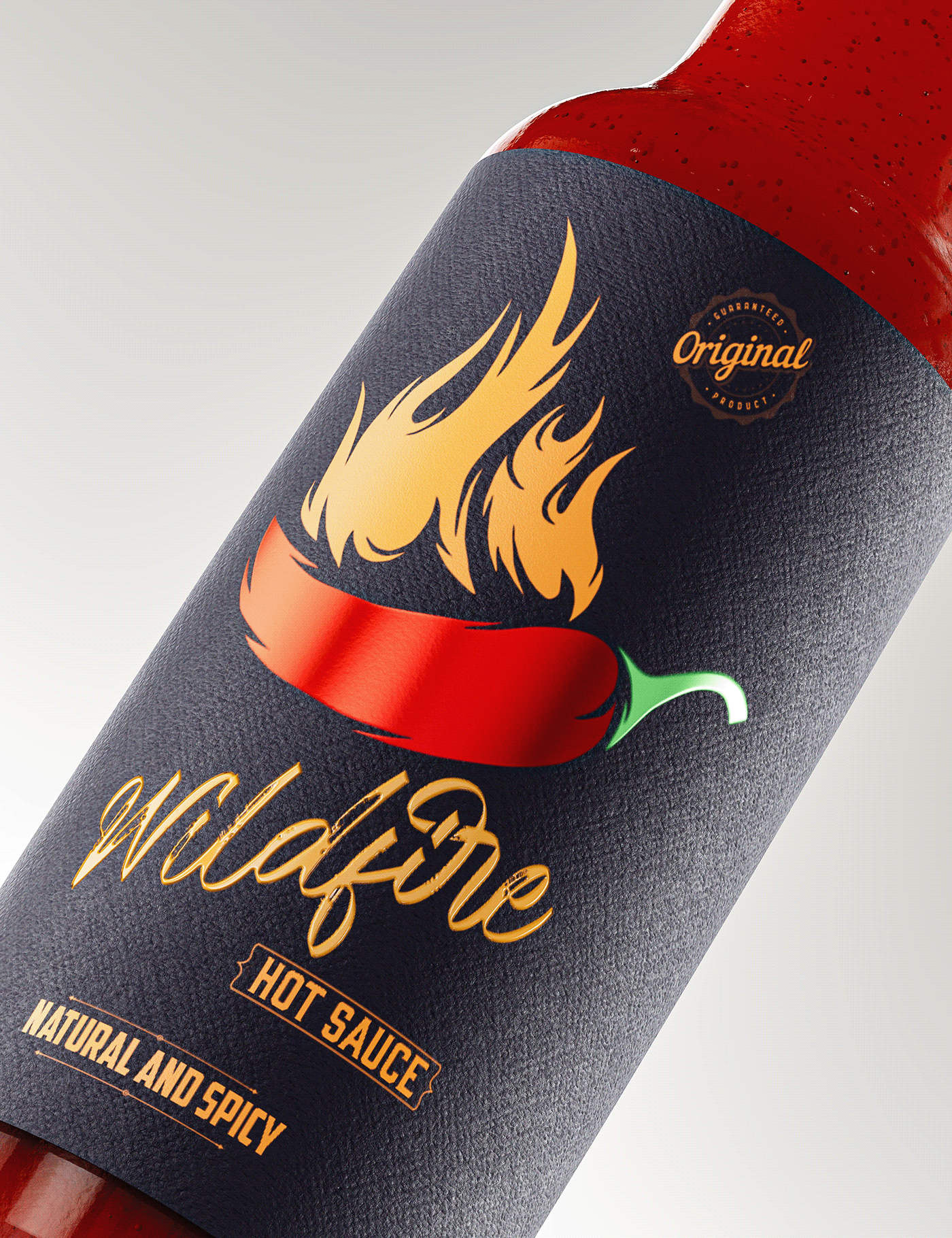 Wildfire Hot Sauce，packing，originality，product design，