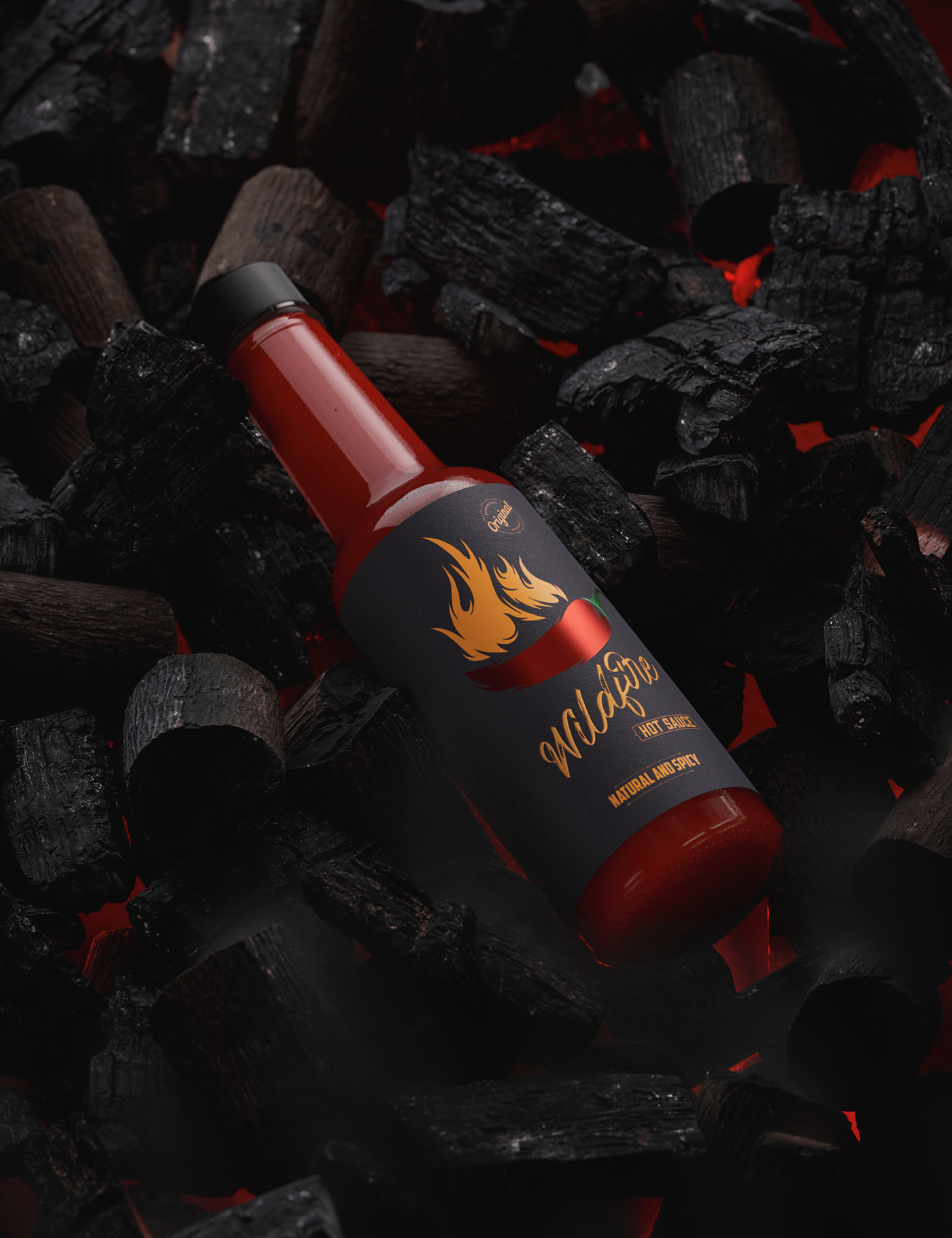 Wildfire Hot Sauce，packing，originality，product design，