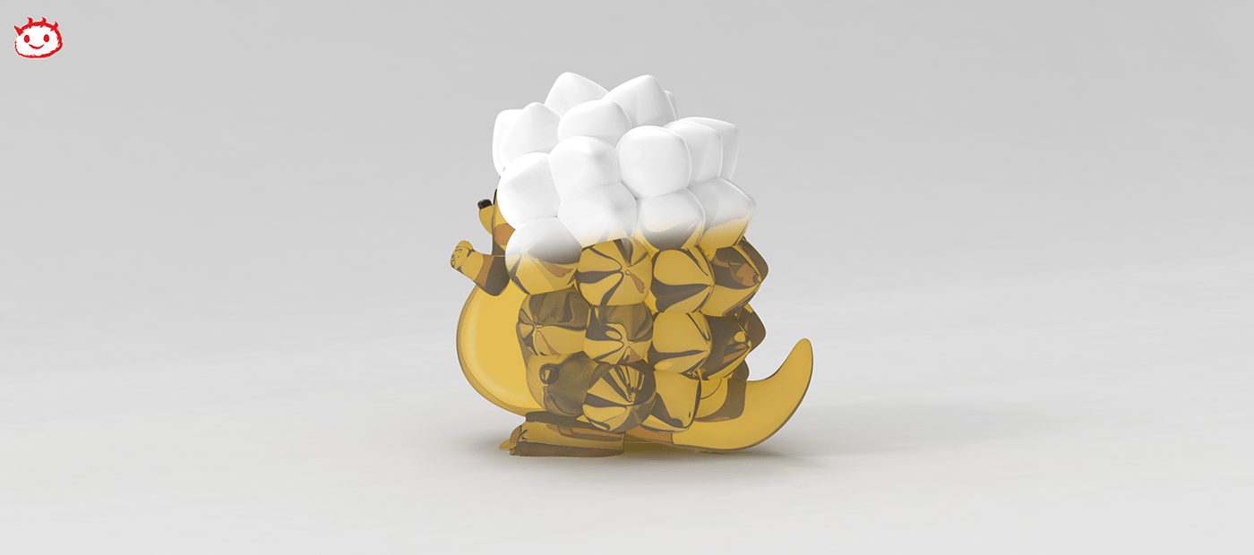 Wine Swallow Hedgehog，Wine Hedgehog，Toy design，Character design，