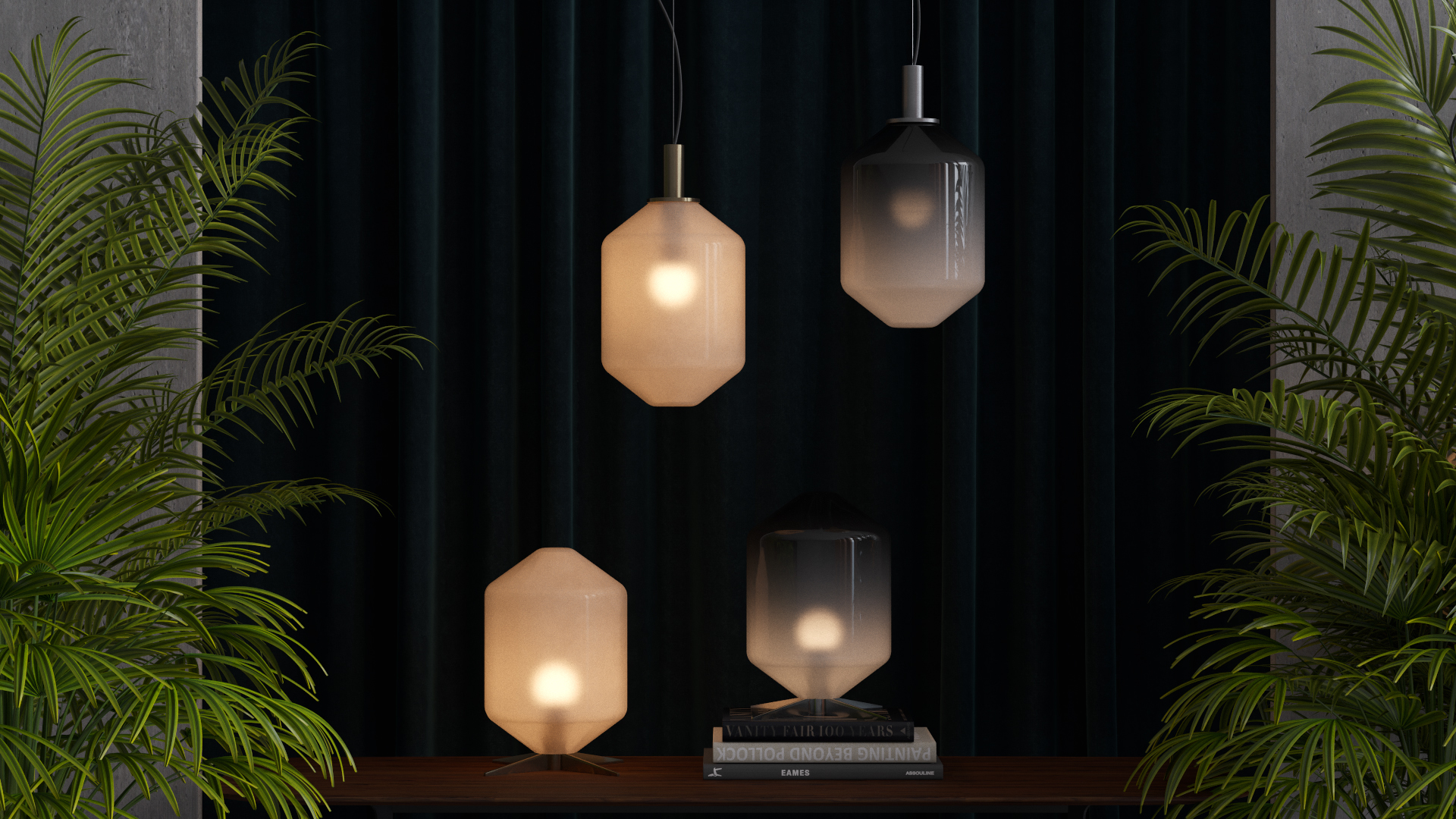 Gloom＆Mist，Modernism，Table lamp design，