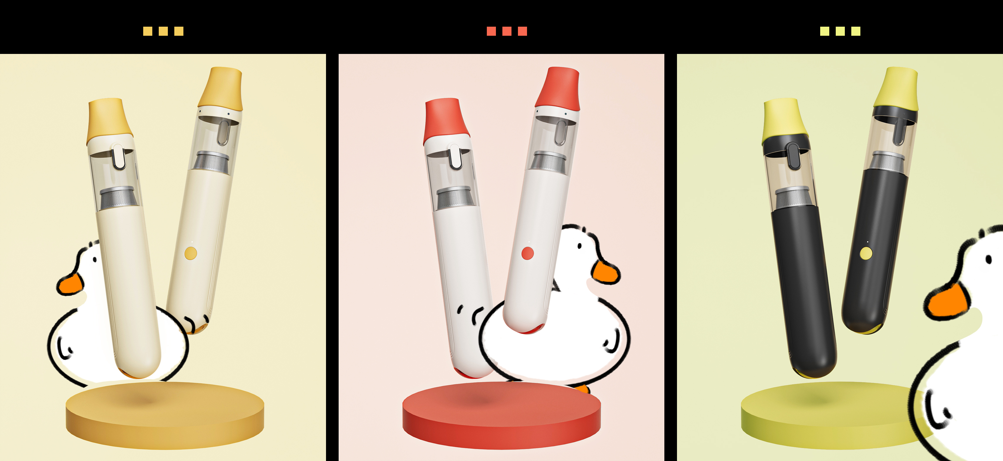 Vacuum cleaner，Vehicle vacuum cleaner，Desktop vacuum cleaner，Mini Handheld，Desktop cleaning，Cartoon，Interesting design，