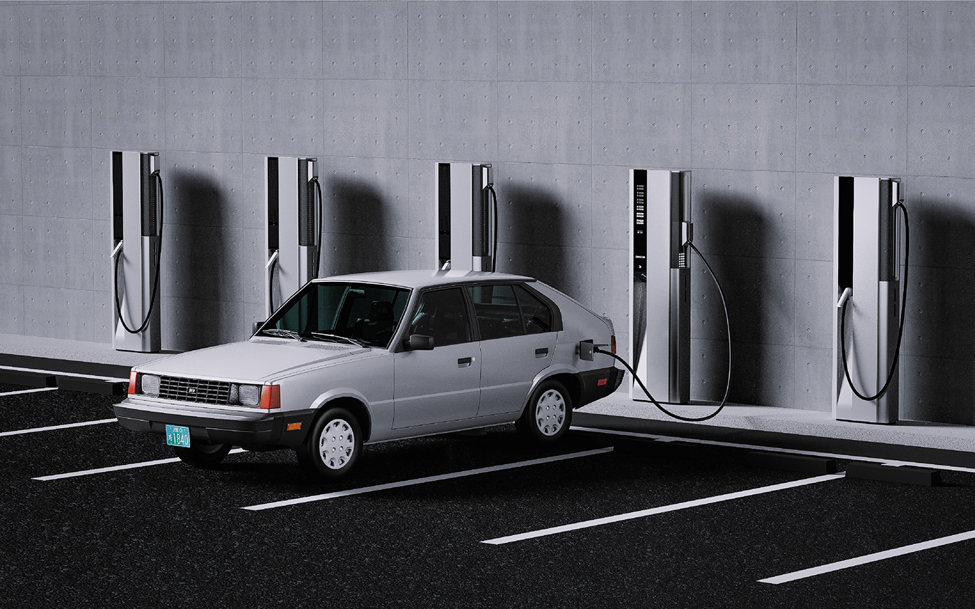 Charging pile，PONY，EV，Simplicity，