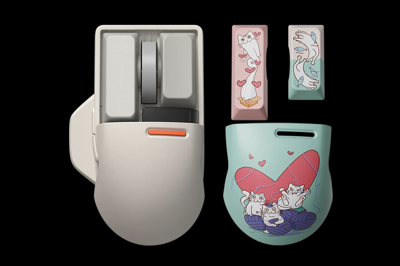 Retro，Wireless mouse，Key cap，mouse，Lofree，