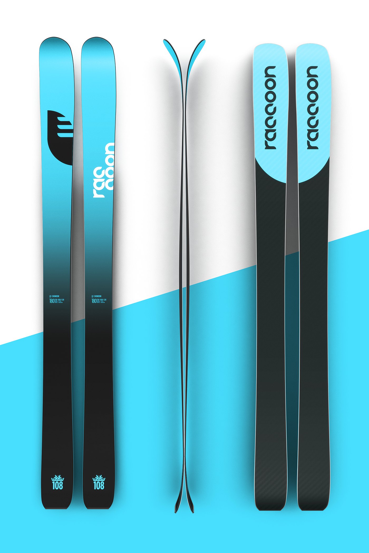RACCOON，滑雪板，产品设计，
