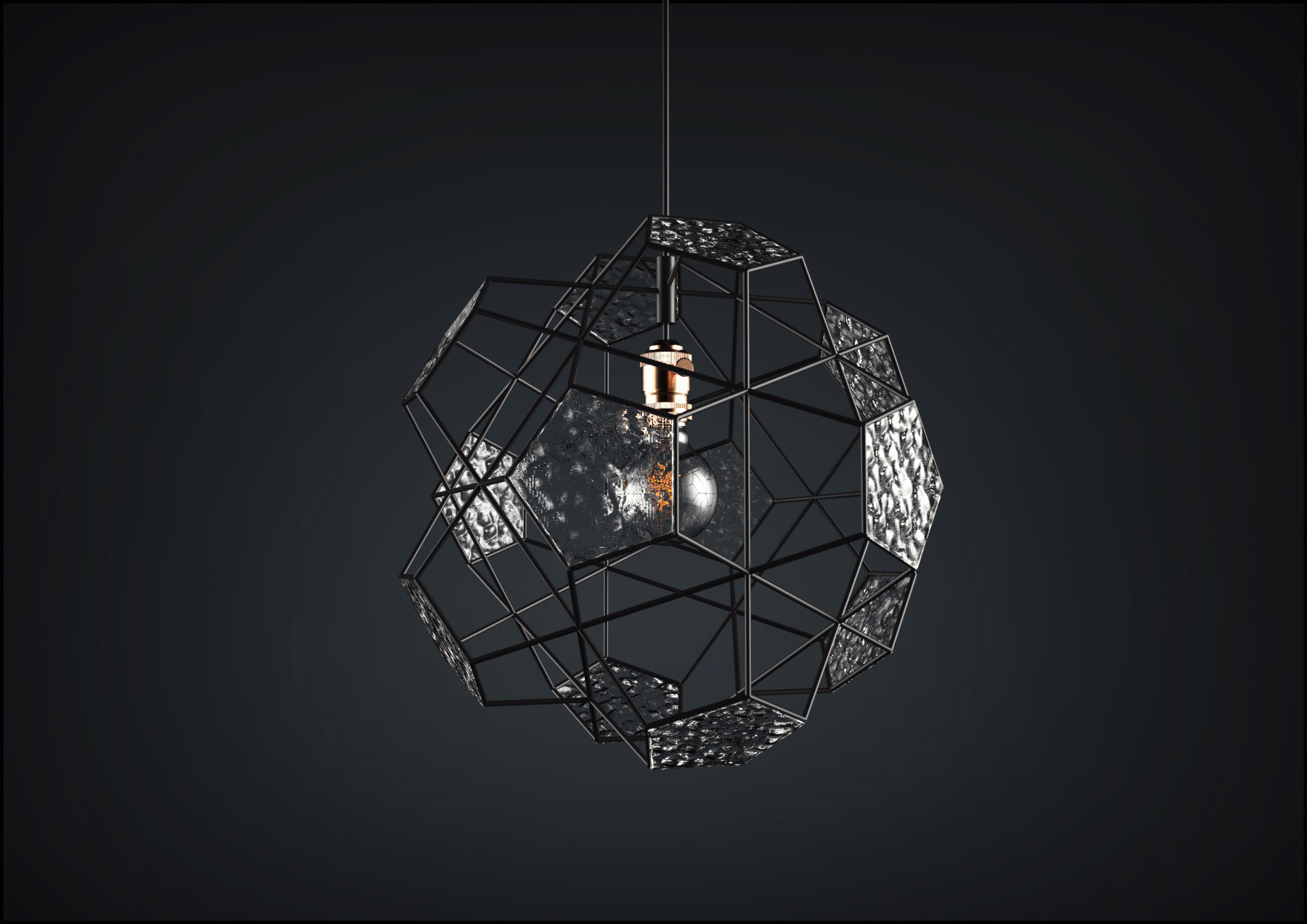 PLATON-LIGHT，Lamp design，Steel cage，Glass，