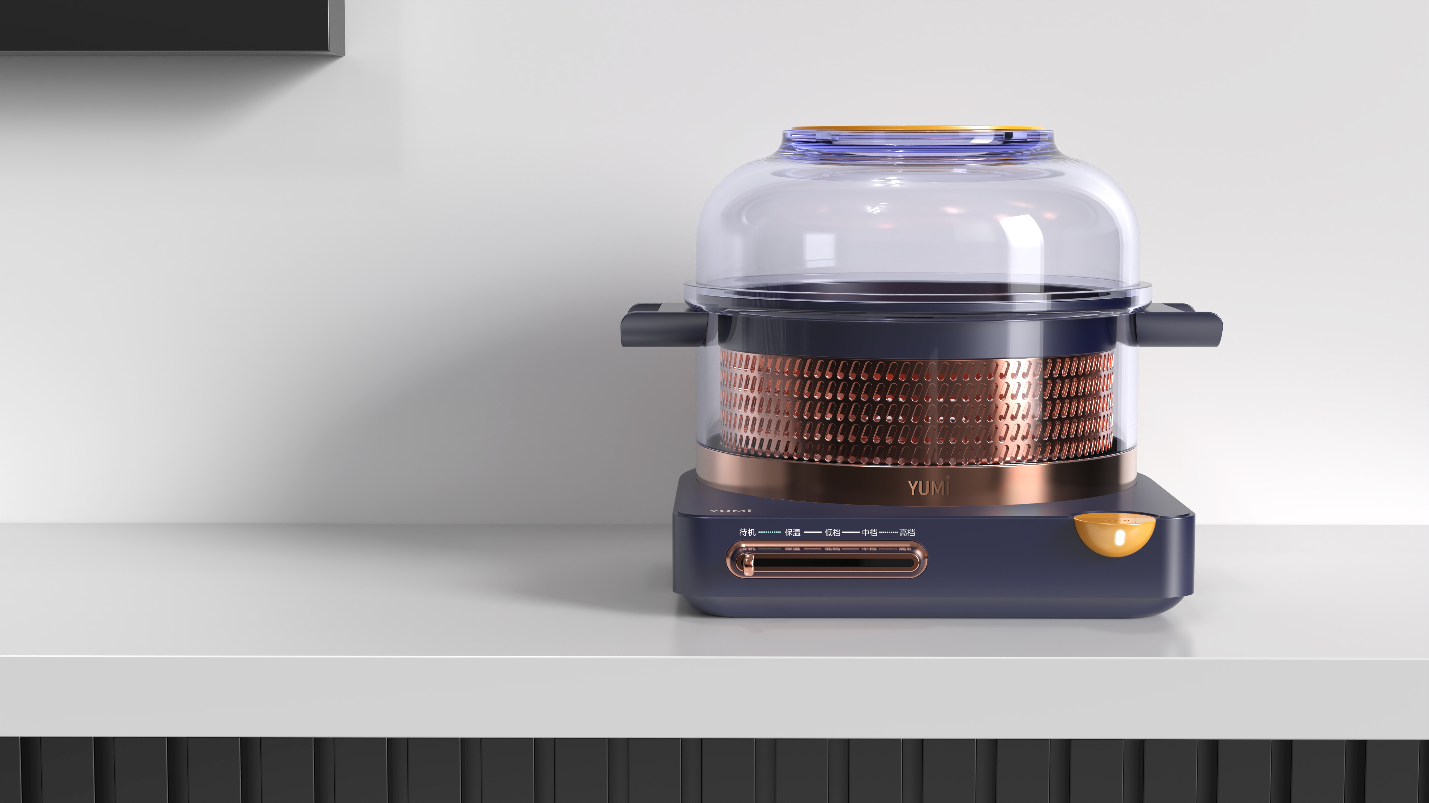 Filter water，boiled powder，stew soup，Food for two.，Cover bowl dual-purpose，