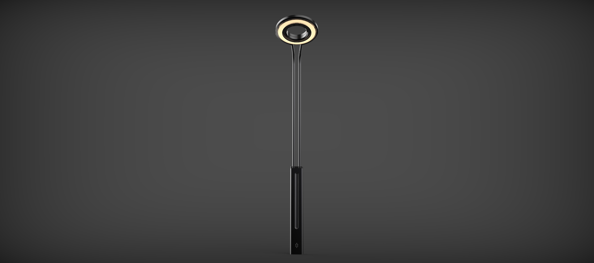 street lamp，Intelligent projection map，black，