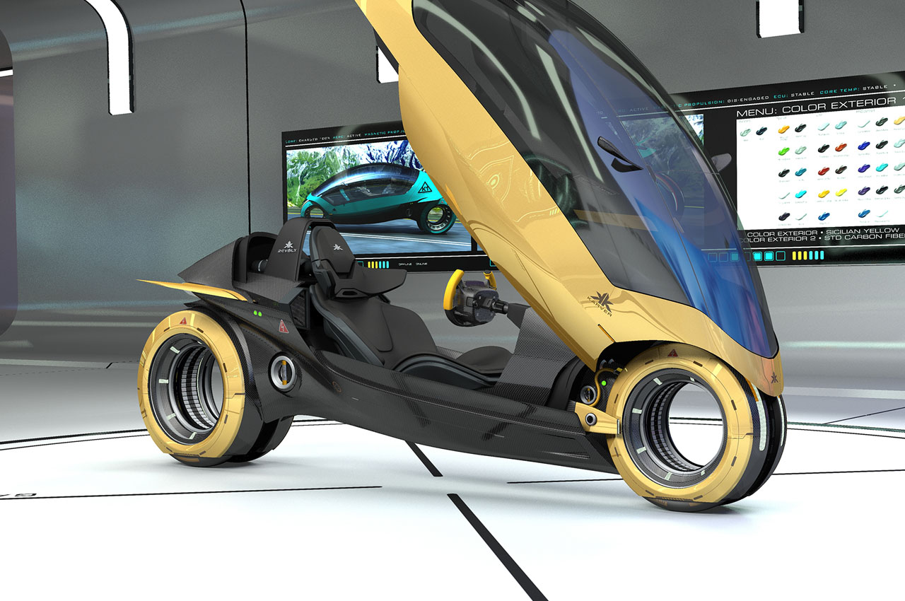 Electric vehicle，clean energy，Futurism，