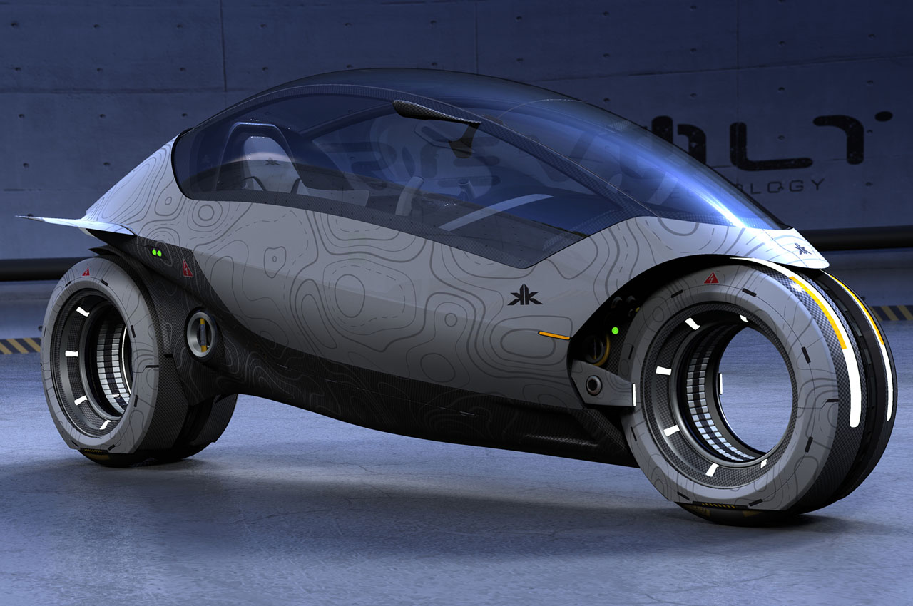 Electric vehicle，clean energy，Futurism，