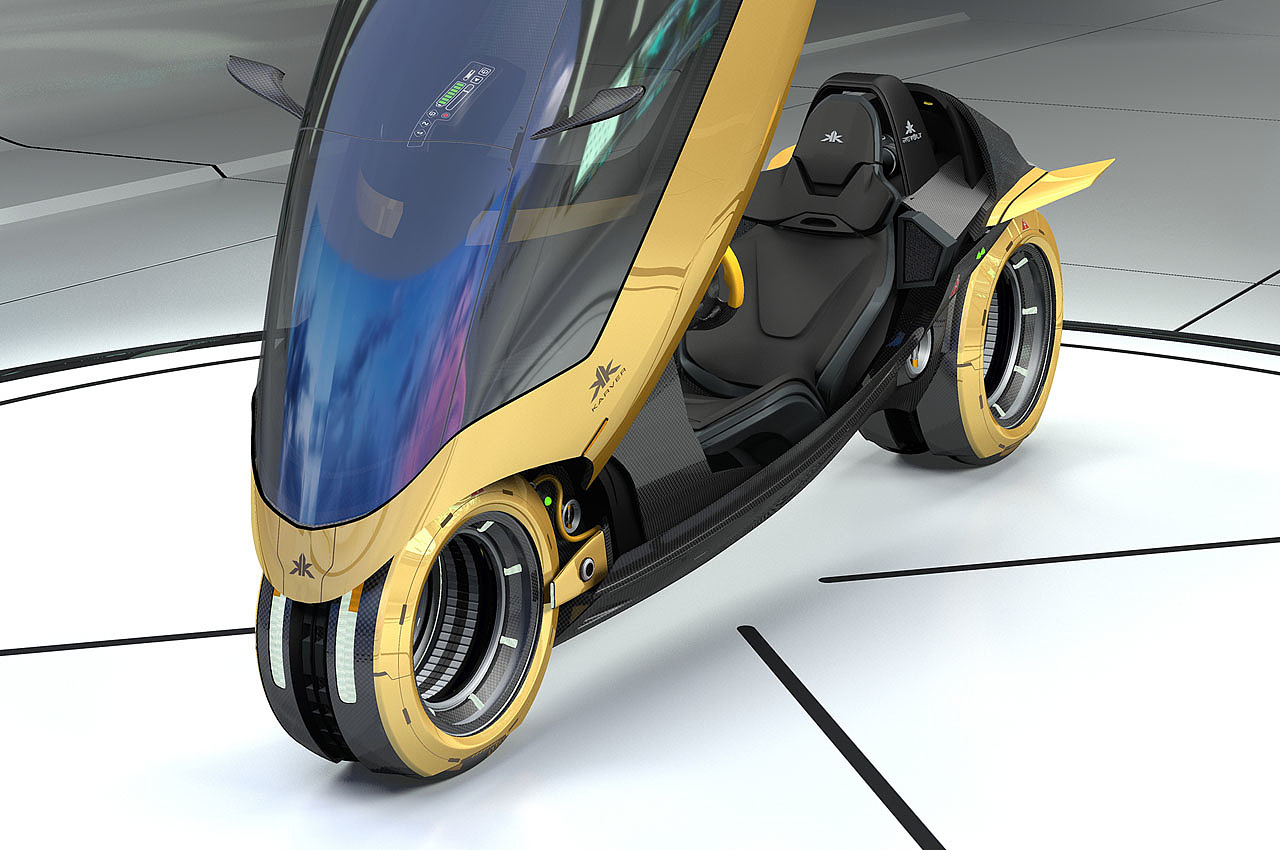 Electric vehicle，clean energy，Futurism，