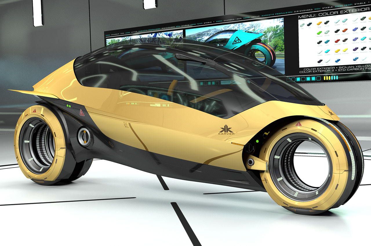 Electric vehicle，clean energy，Futurism，