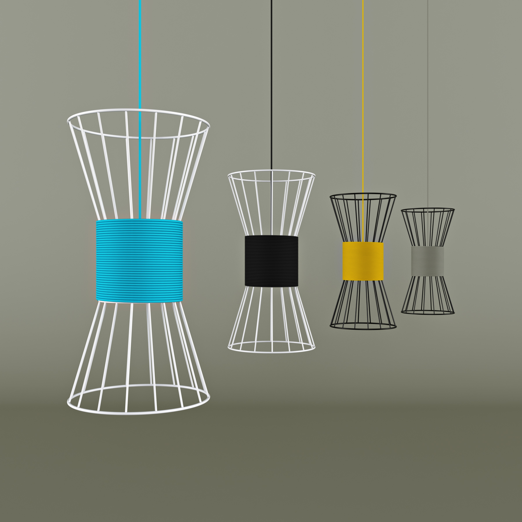 Lamp design，Steel frame，product design，