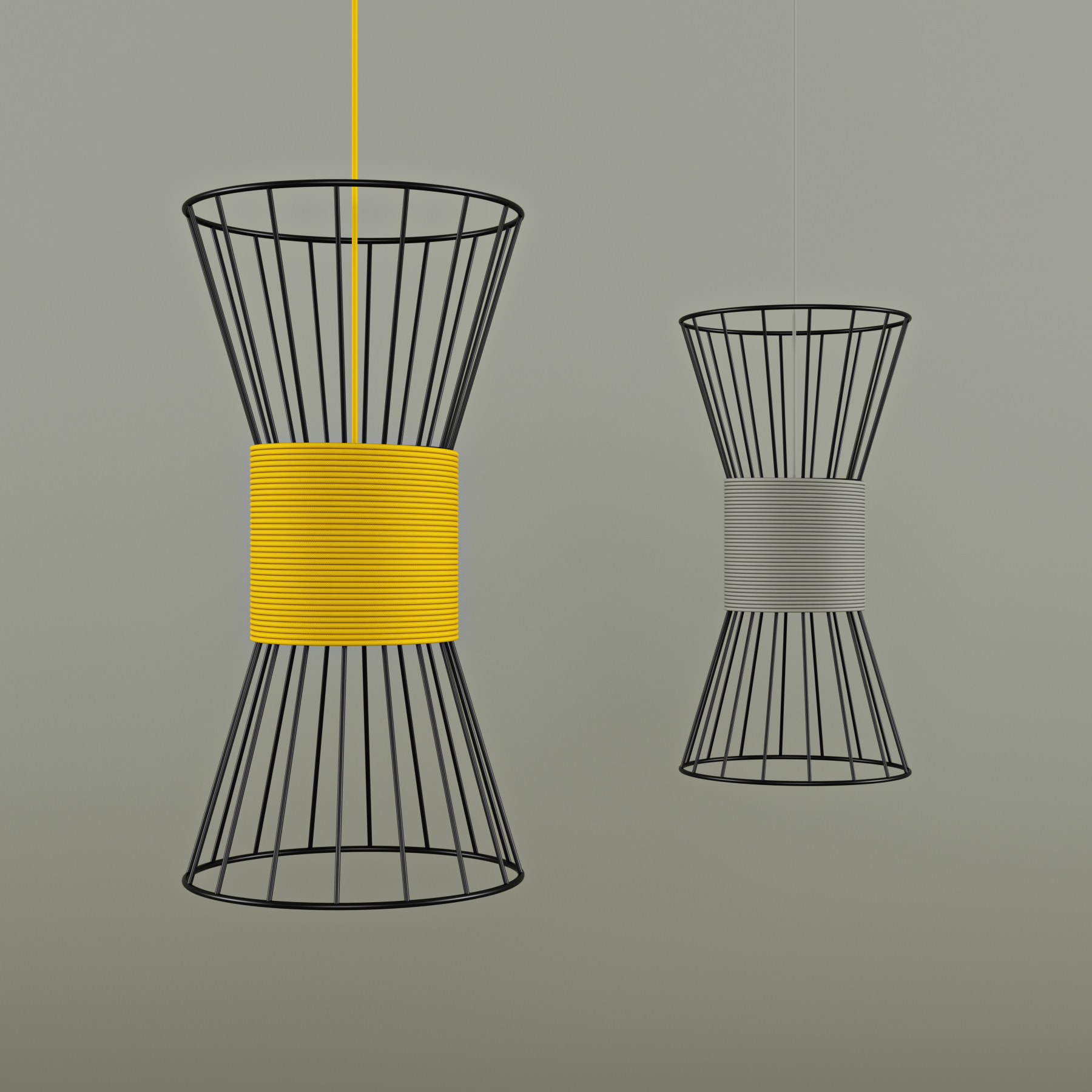 Lamp design，Steel frame，product design，