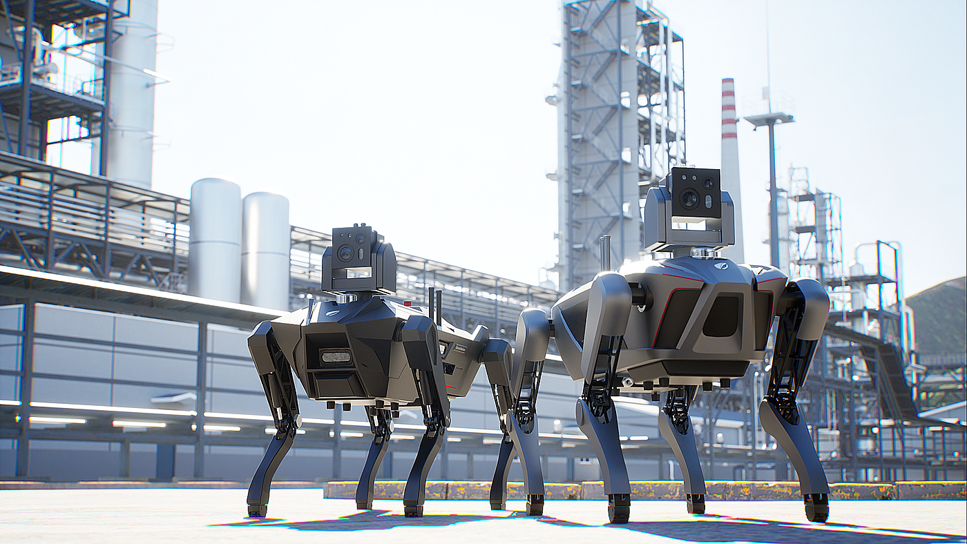 四足机器人，机器人，工业设计，防爆，