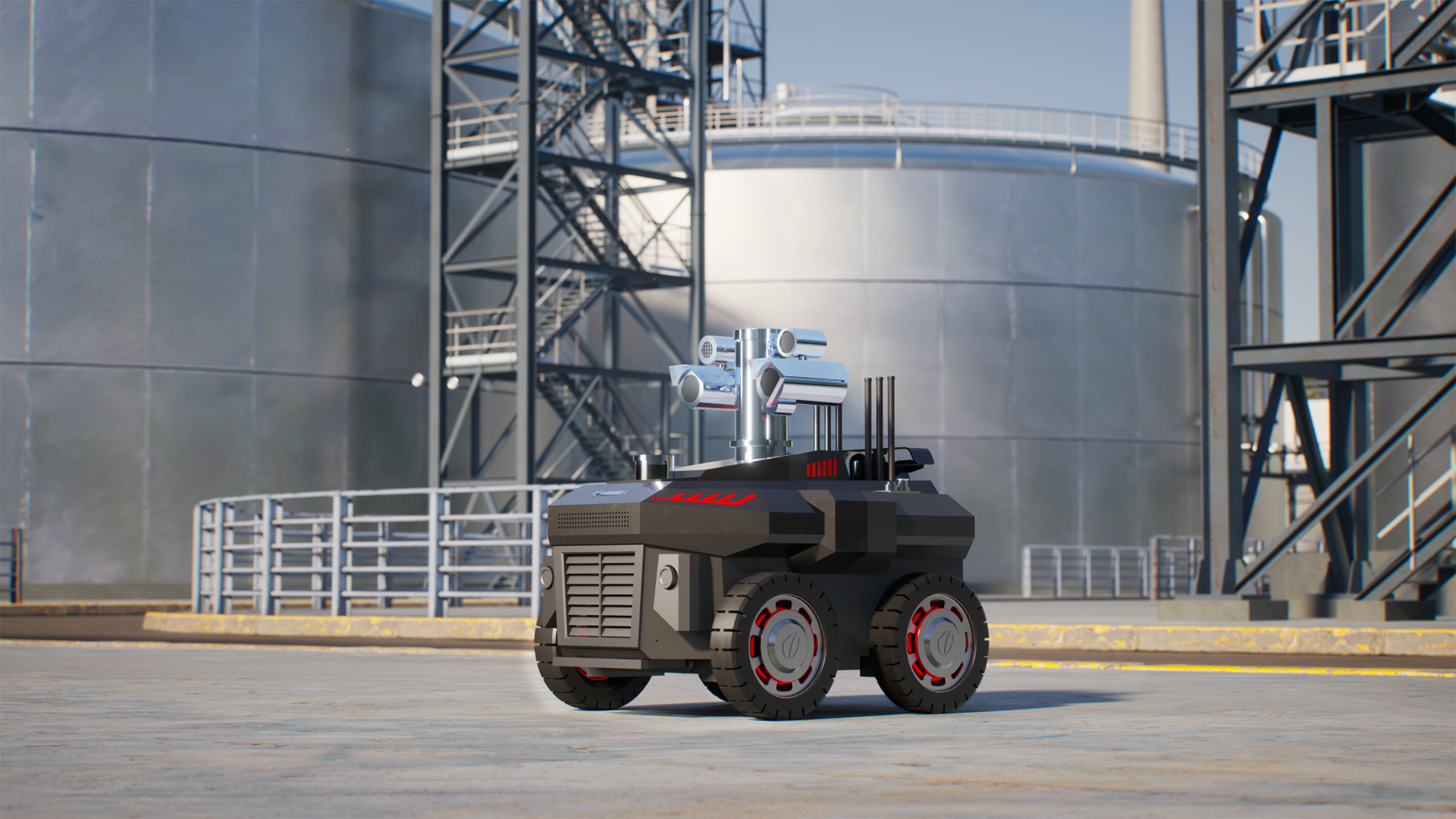 robot，industrial design，explosion-proof，chemical industry，