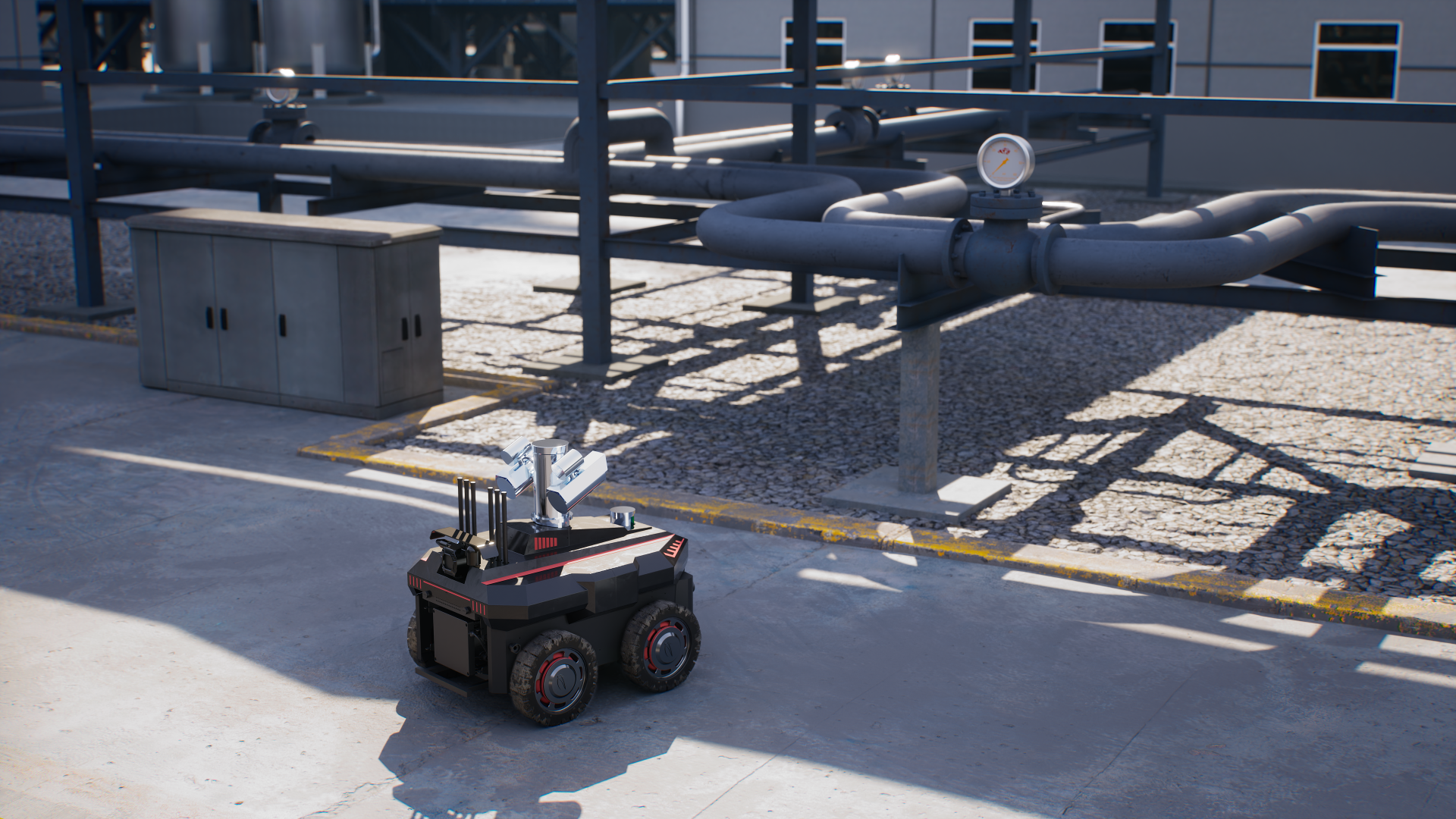 robot，industrial design，explosion-proof，chemical industry，