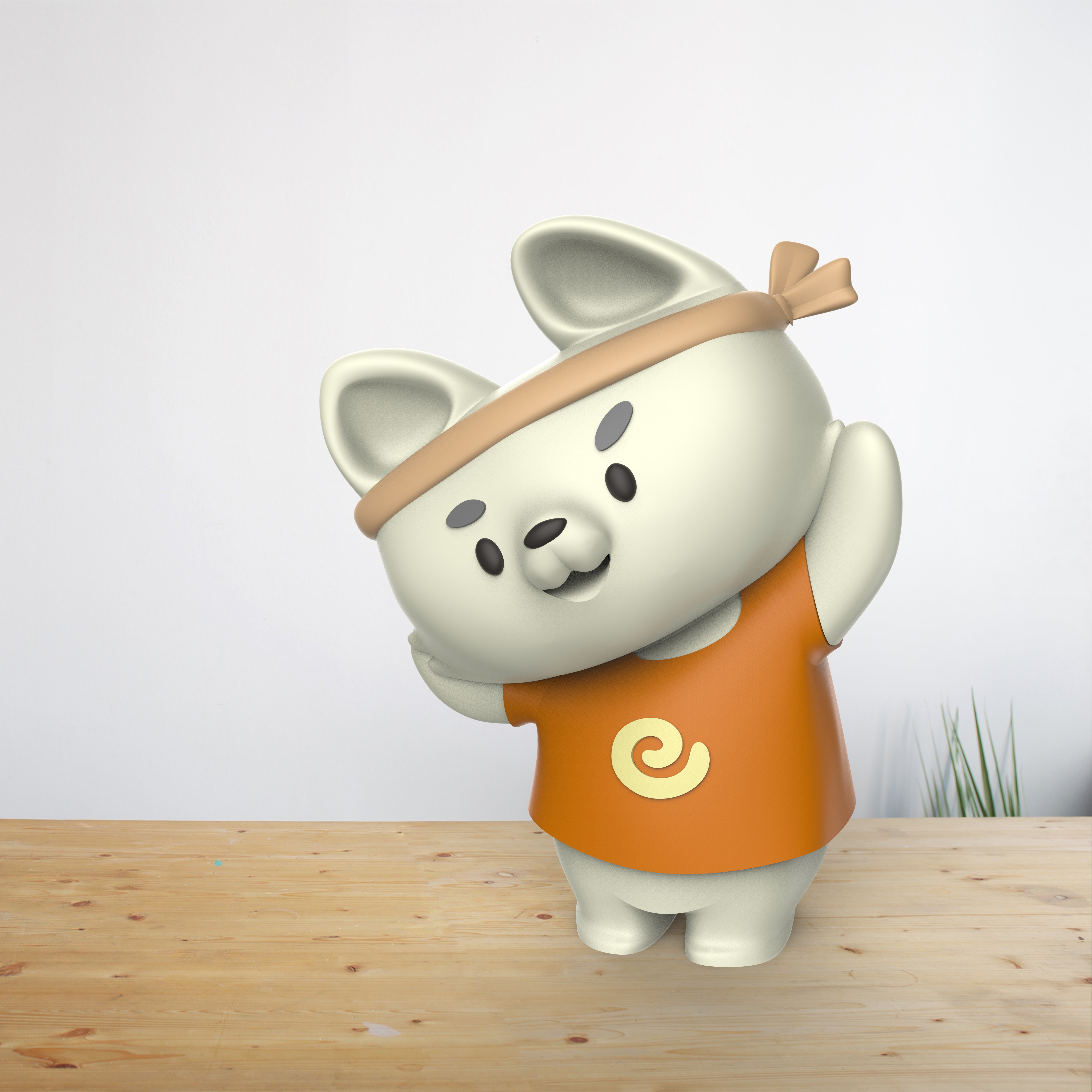 Small Flower Roll Hand-made Model，