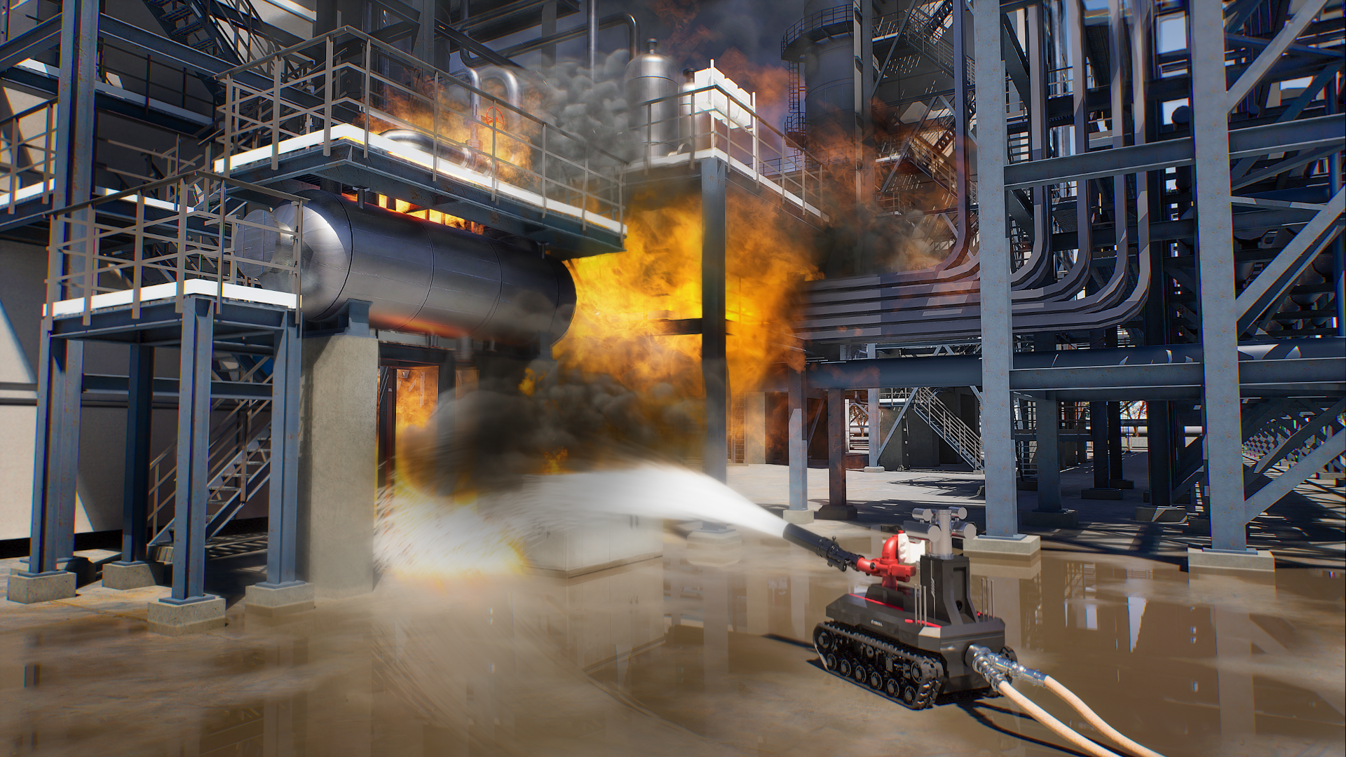 robot，fire control，Fire fighting，industrial design，