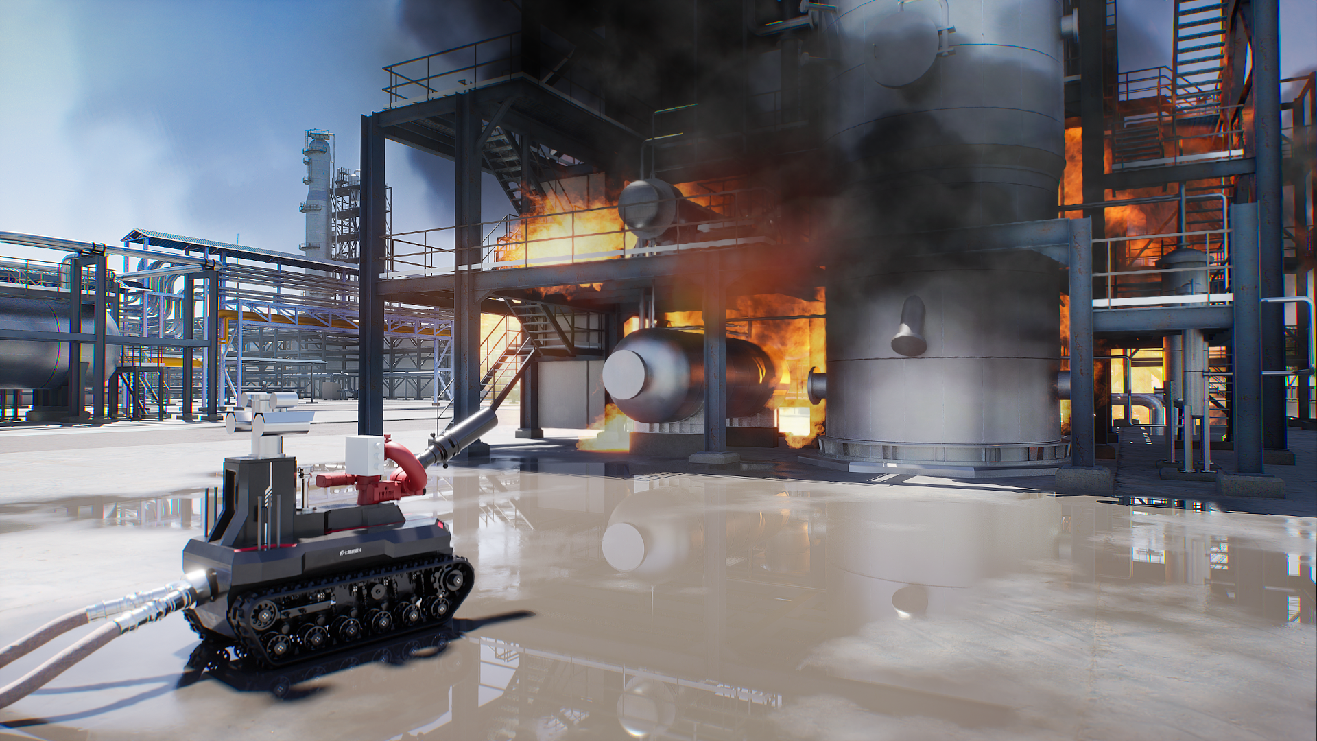 robot，fire control，Fire fighting，industrial design，