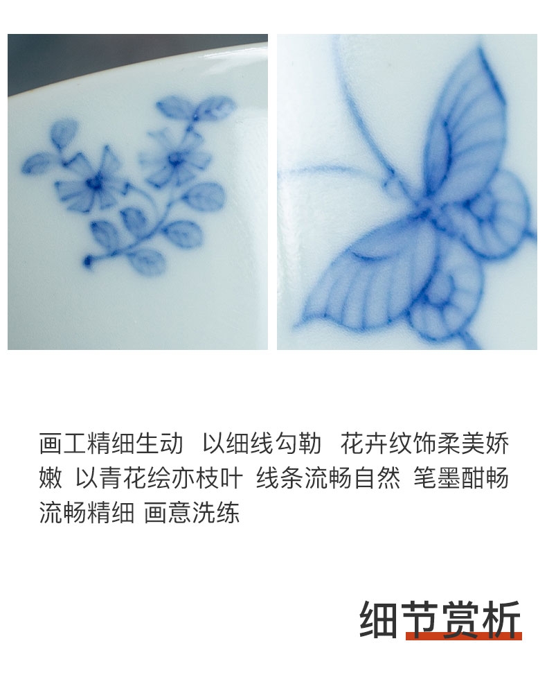 Handmade hand-painted gun ash bowl master cup，