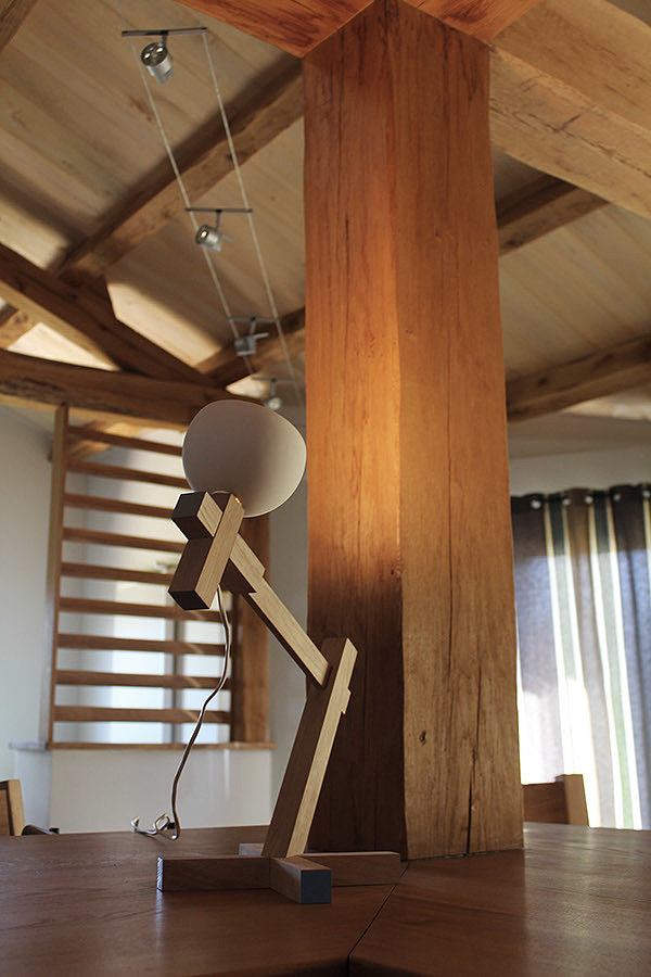 rhinoceros，elephant，giraffe，Toys，Ornaments，magnet，wood，Movable，Desk lamp，lamps and lanterns，Bedside lamp，rubber string，Control intensity，Mortise and tenon，