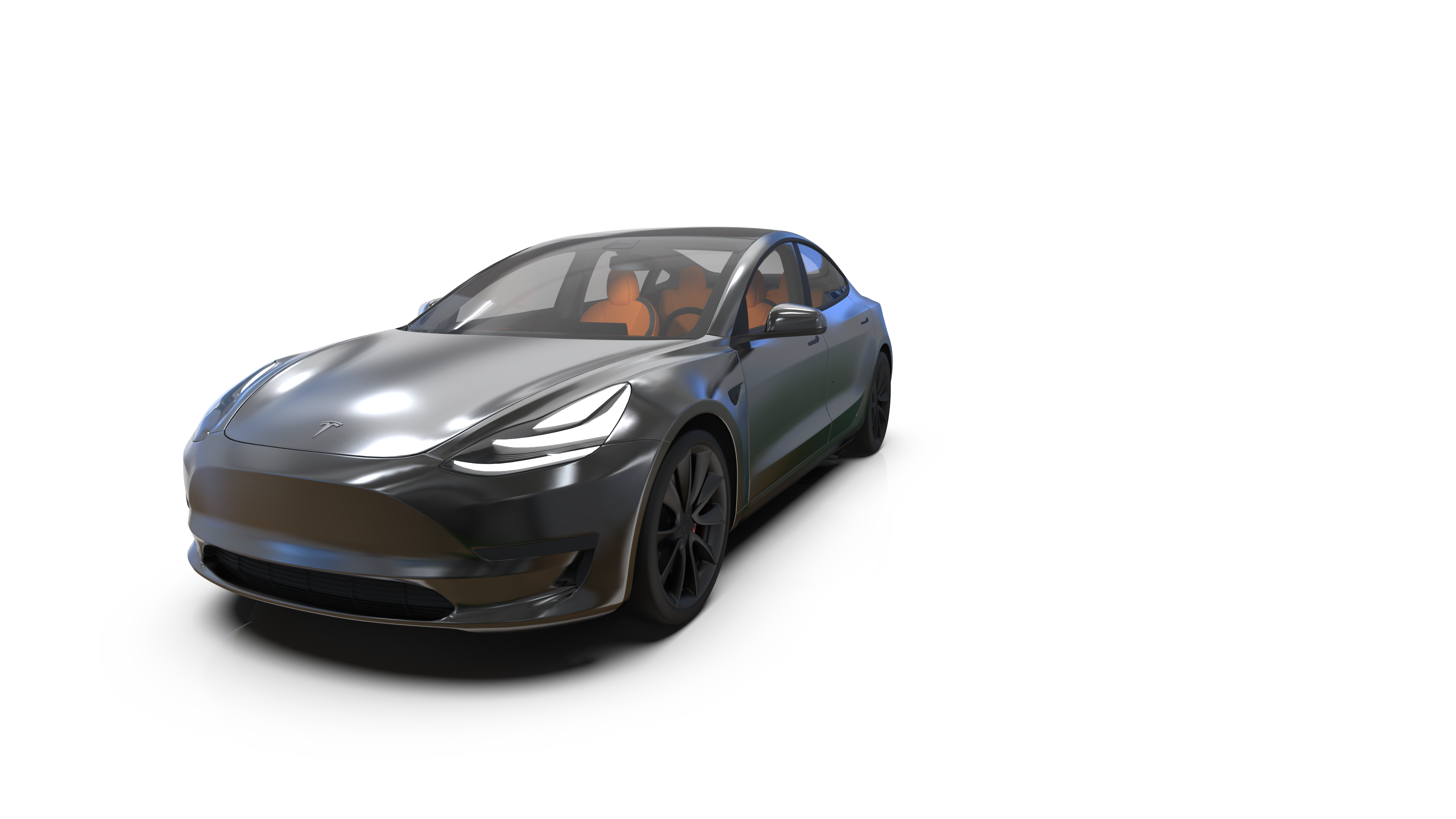 Tesla Rendering Showroom，