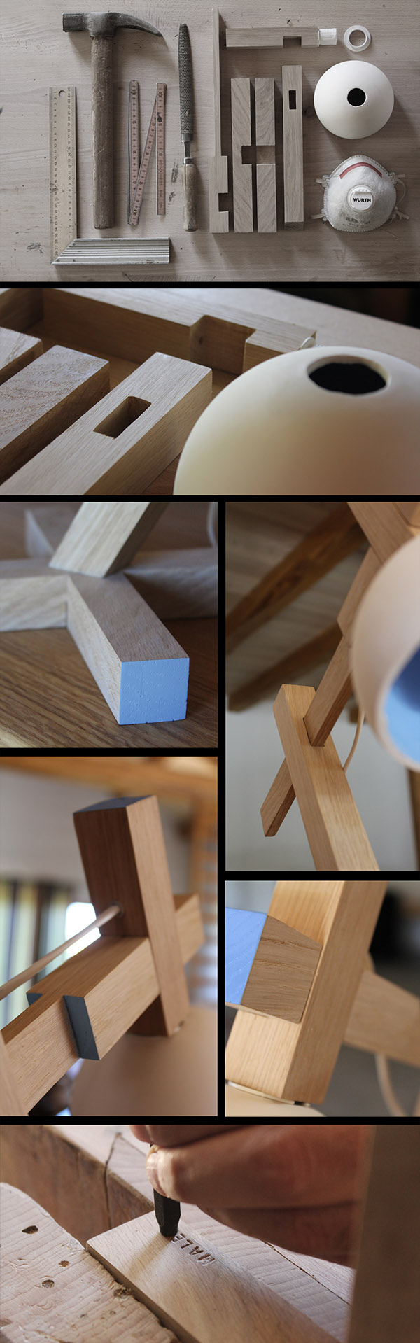 rhinoceros，elephant，giraffe，Toys，Ornaments，magnet，wood，Movable，Desk lamp，lamps and lanterns，Bedside lamp，rubber string，Control intensity，Mortise and tenon，