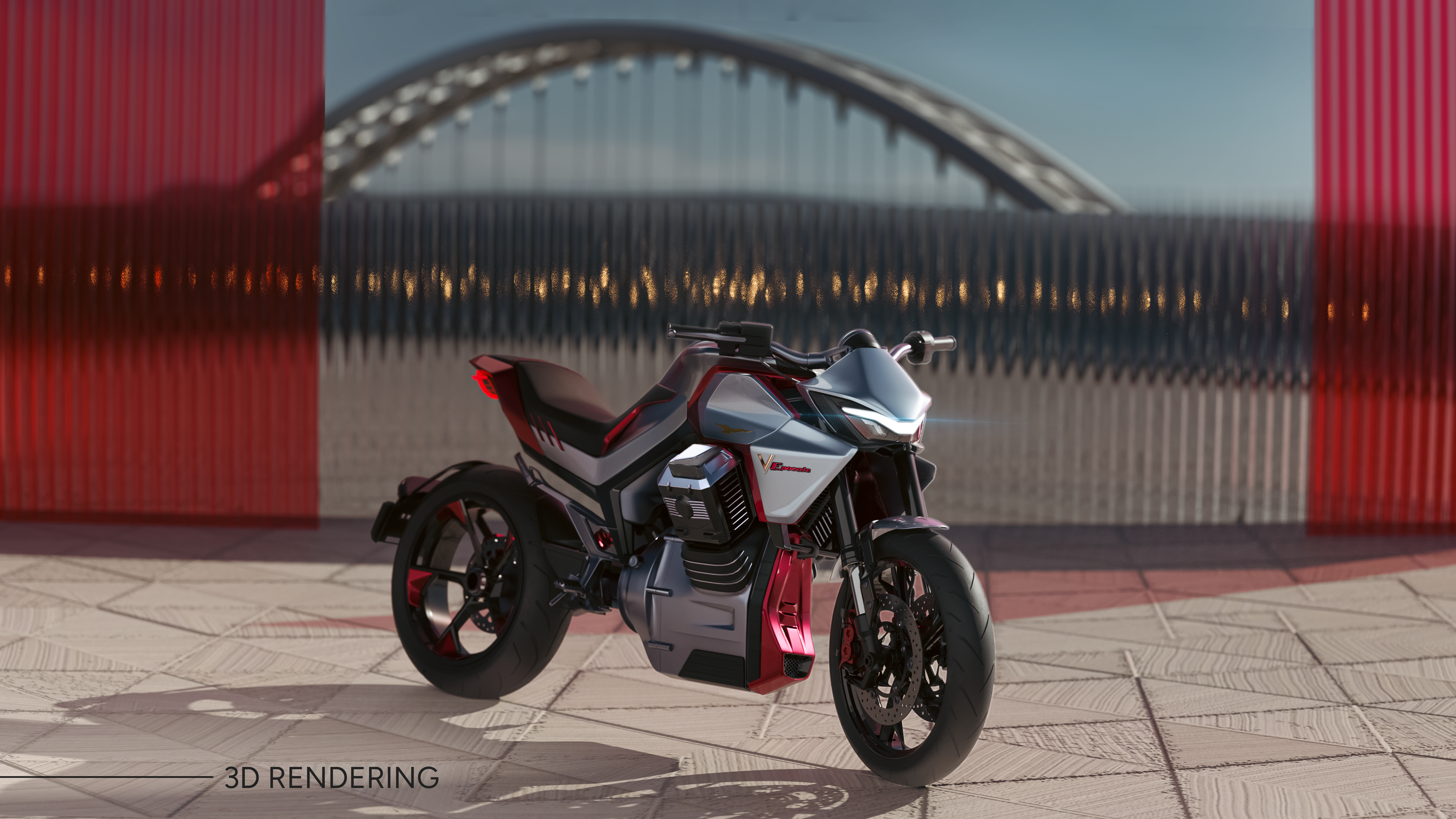 3d，vehicle，motorcycle，vehicle，Electric motorcycle，industrial design，