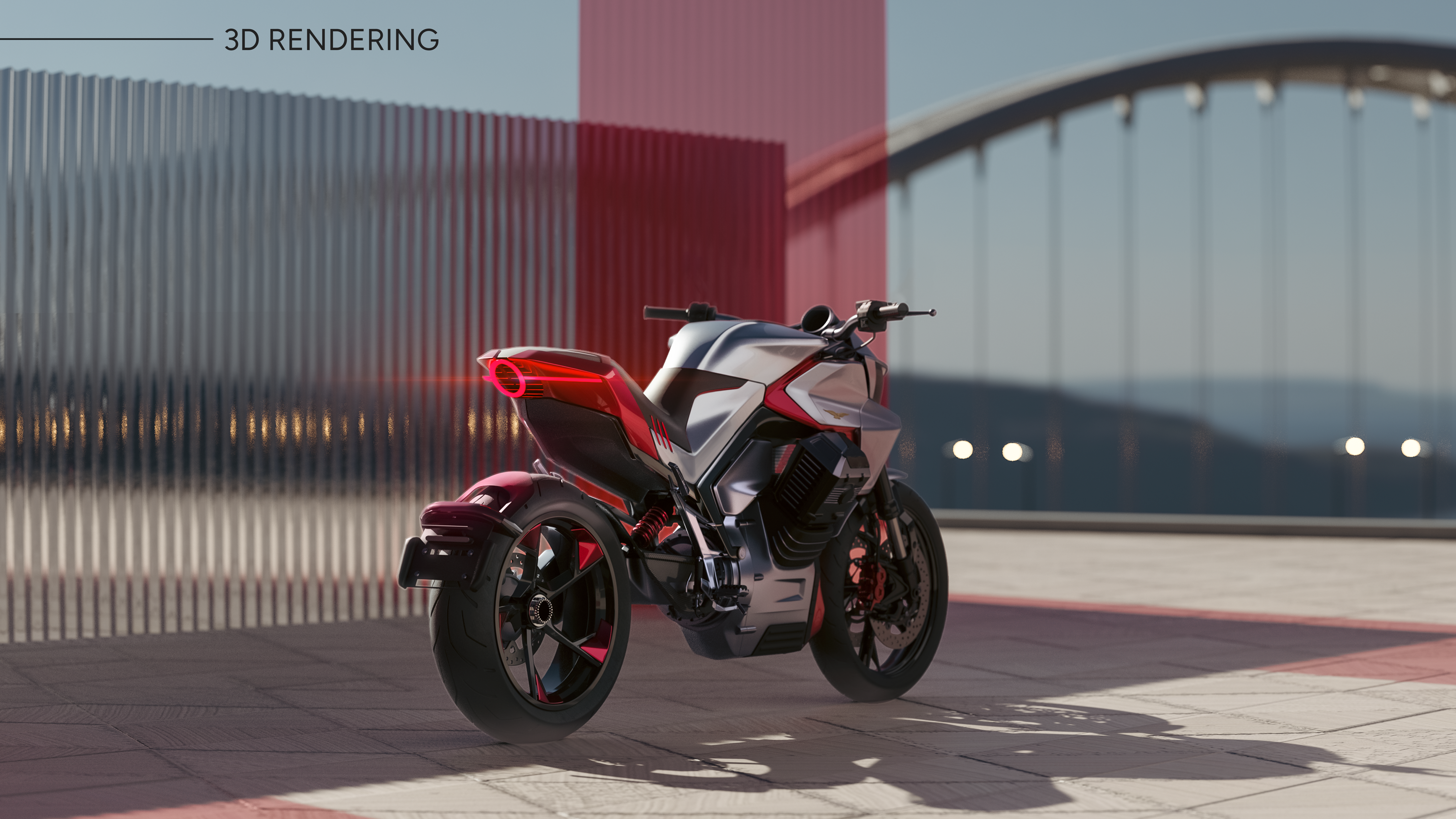3d，vehicle，motorcycle，vehicle，Electric motorcycle，industrial design，