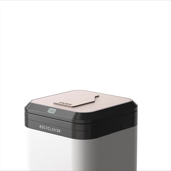 RECYCLEVER，trash can，education，recovery，Encouragement，