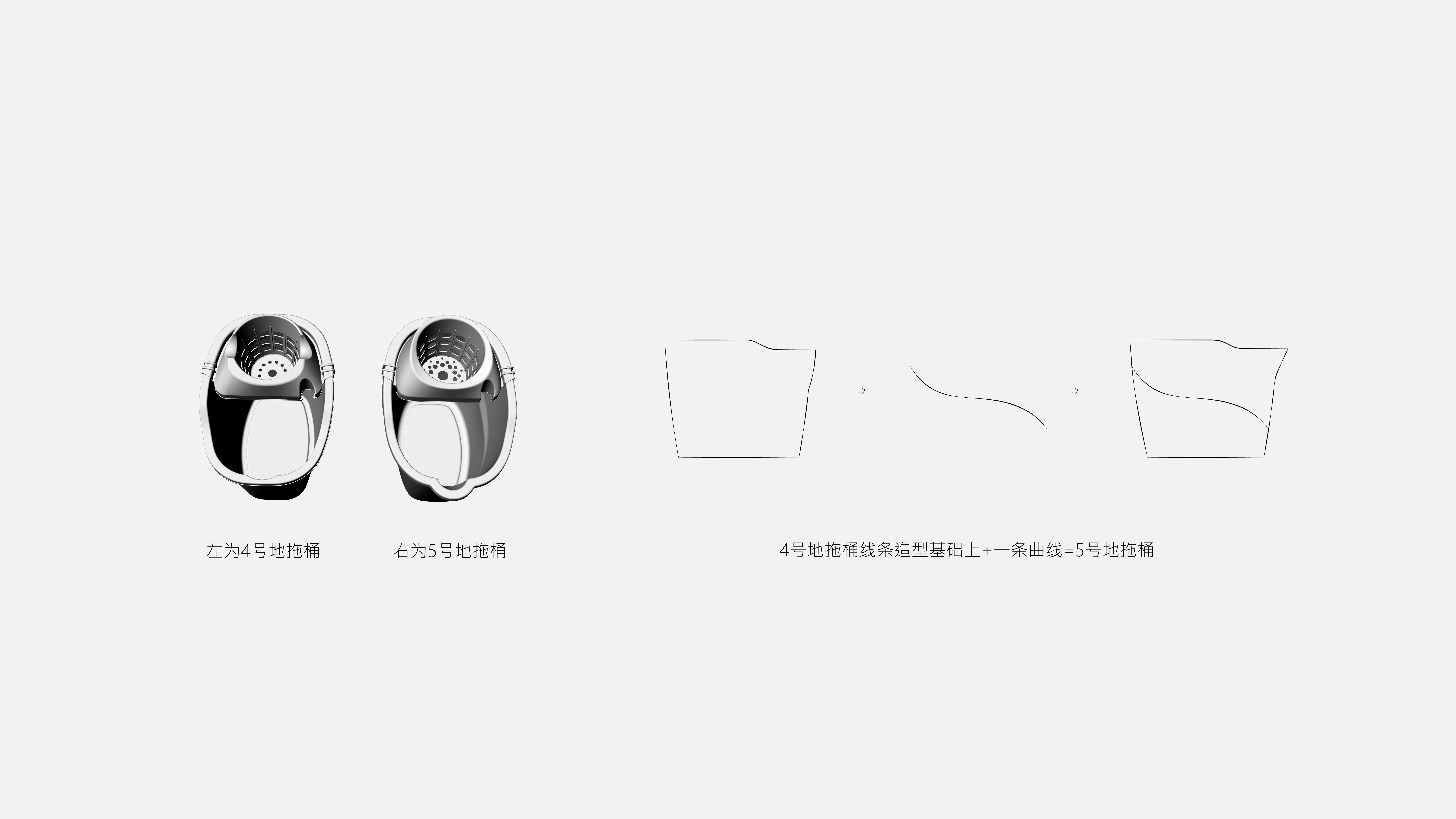 Daily Necessities，mop bucket，Washing bucket，bucket，product design，