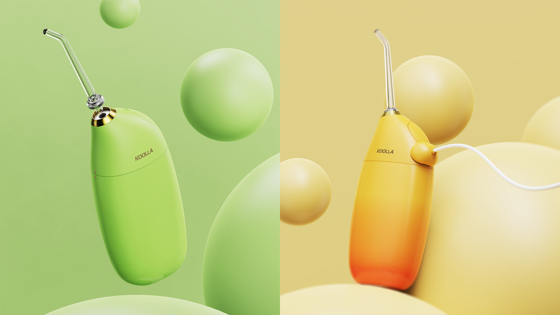 oral irrigator，Mango，bionics，Render，Personal care，Tooth washing，household electrical appliances，scene，