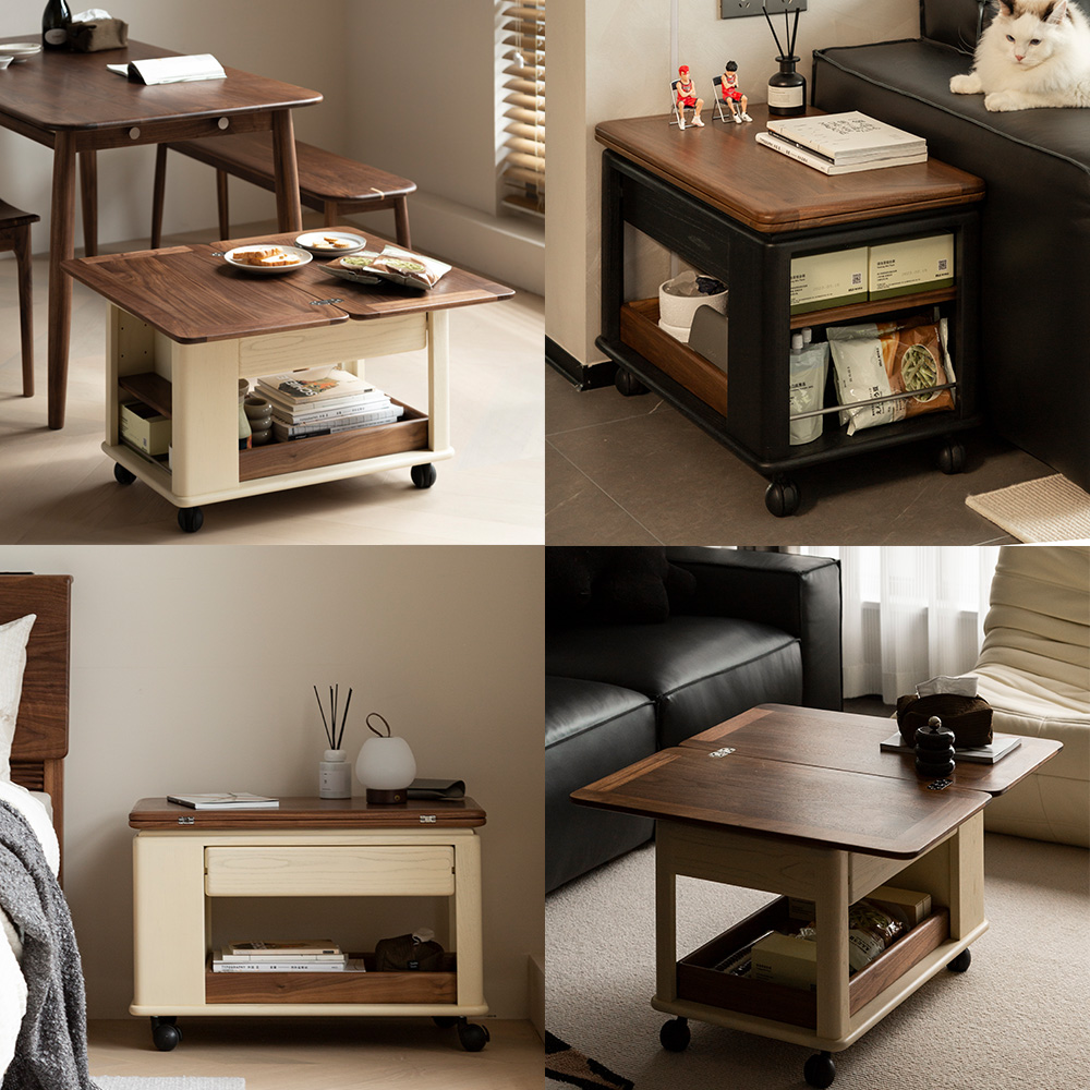furniture design ，Original design，Solid wood furniture，Trolley，tea table，