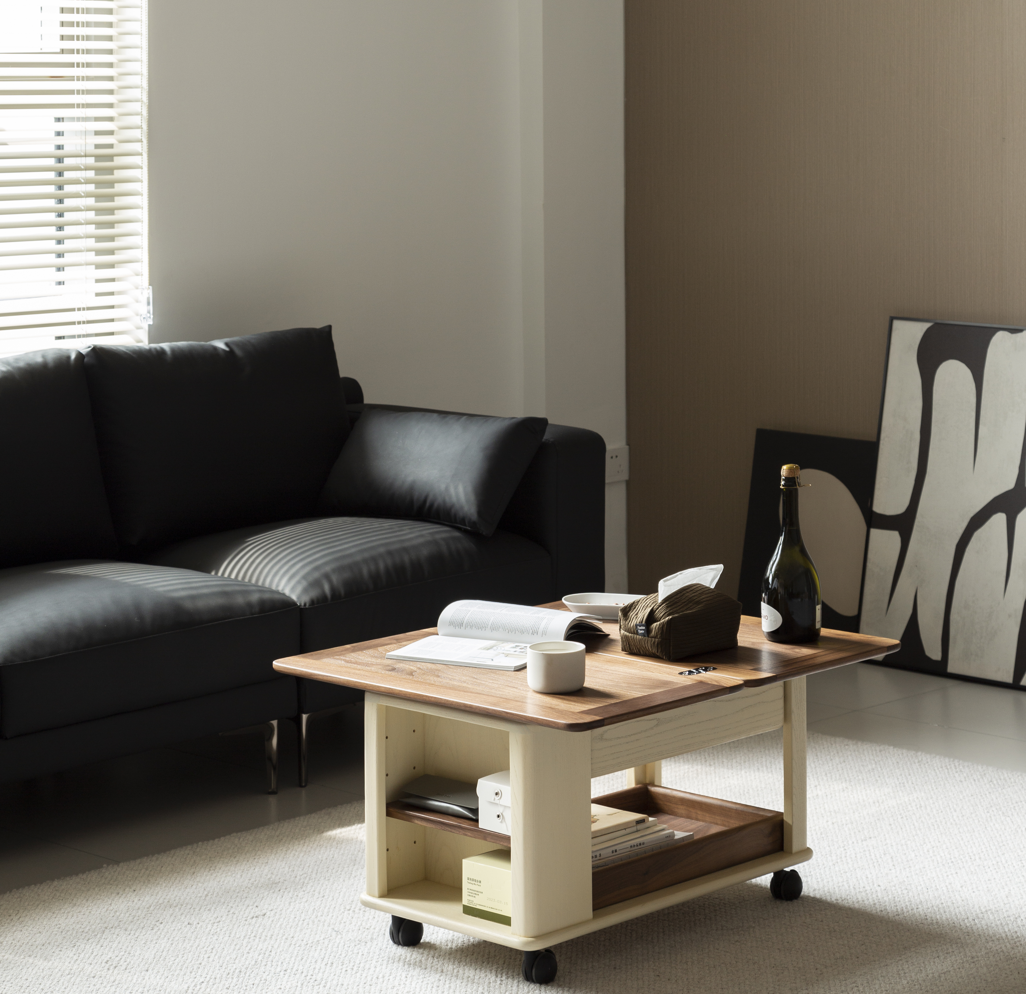 furniture design ，Original design，Solid wood furniture，Trolley，tea table，