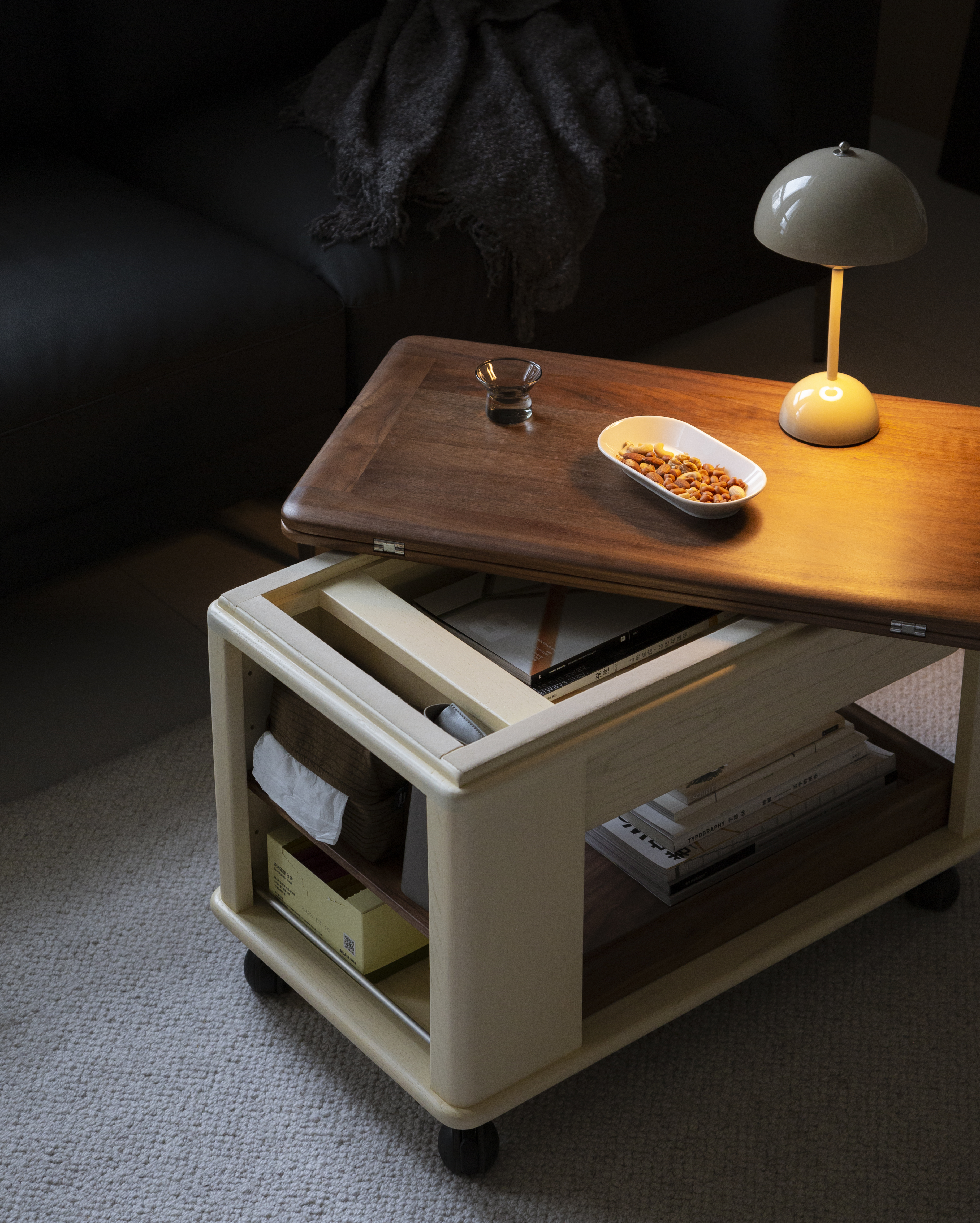 furniture design ，Original design，Solid wood furniture，Trolley，tea table，