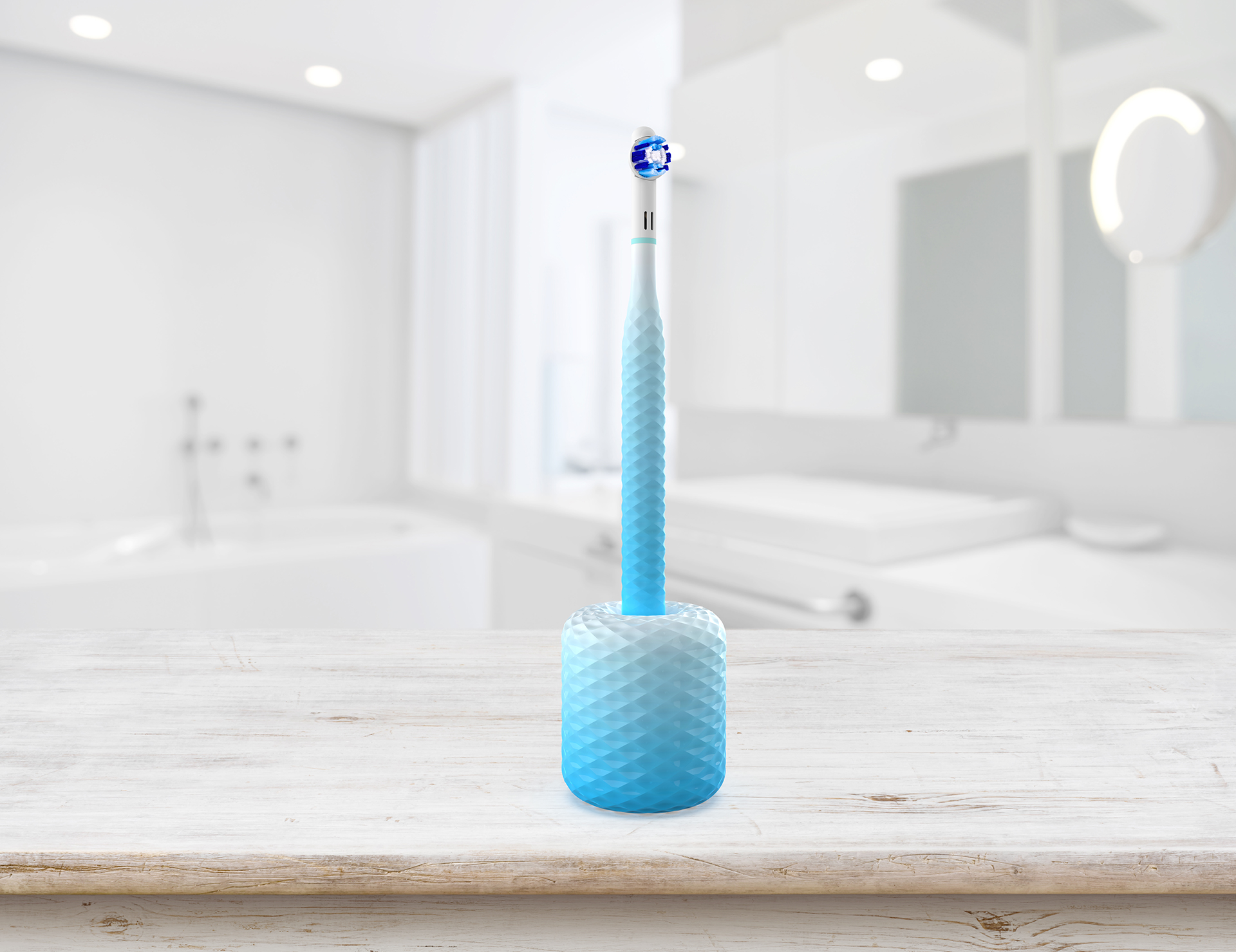 Electric toothbrush，modelling，Gradual change，
