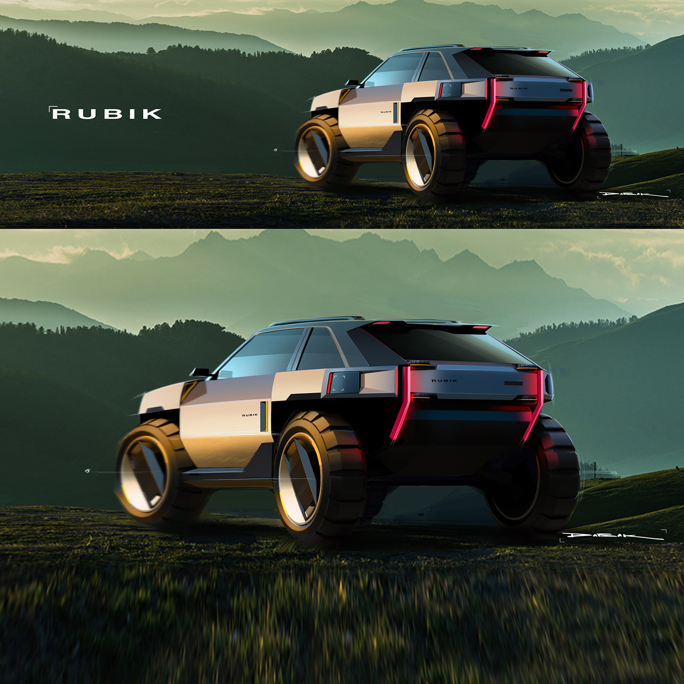 Off-road vehicle，Rubik，suv，