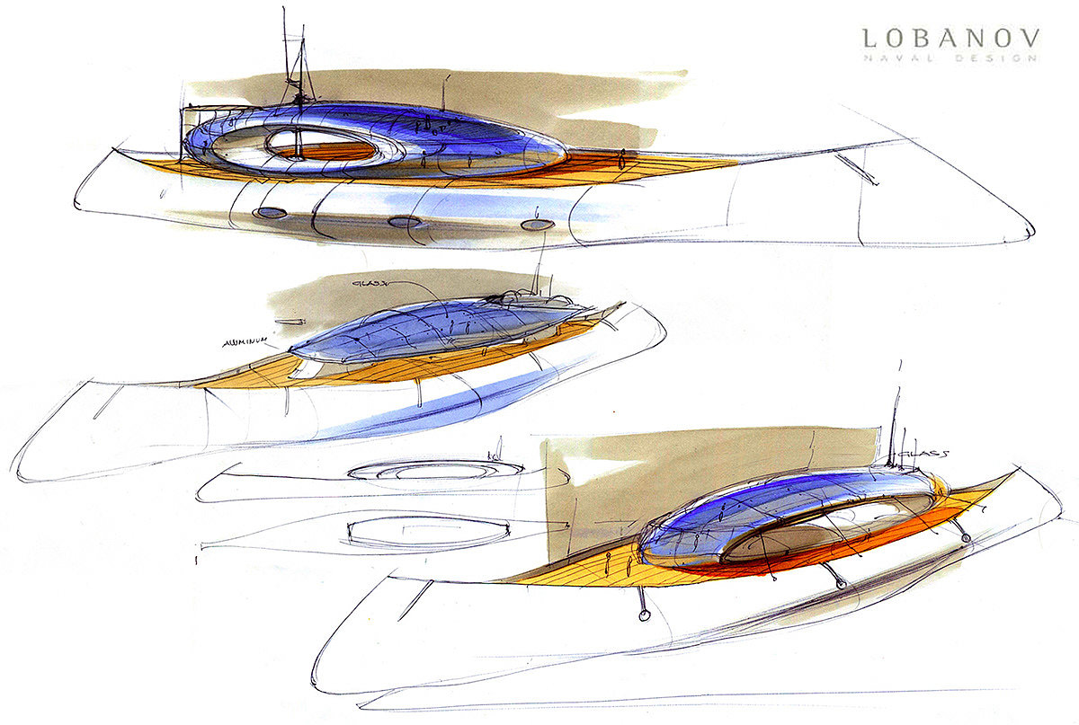 yacht，concept，modelling，