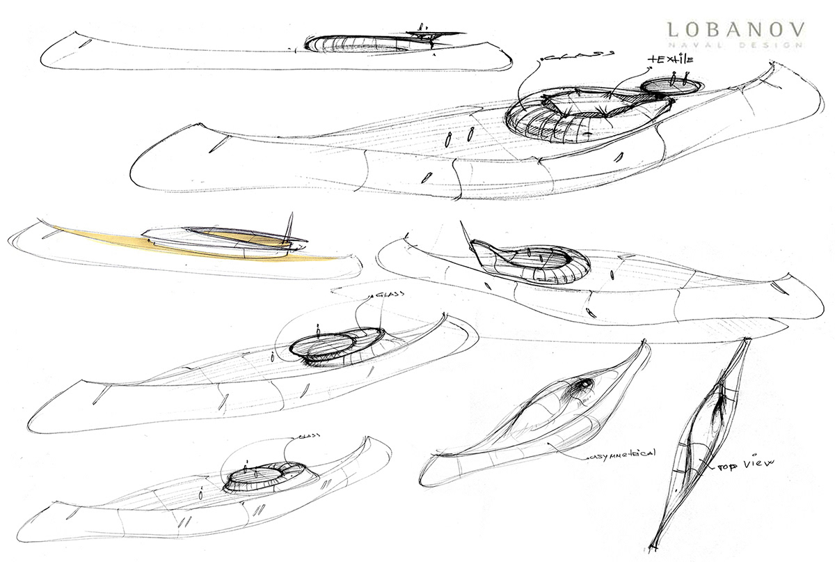 yacht，concept，modelling，