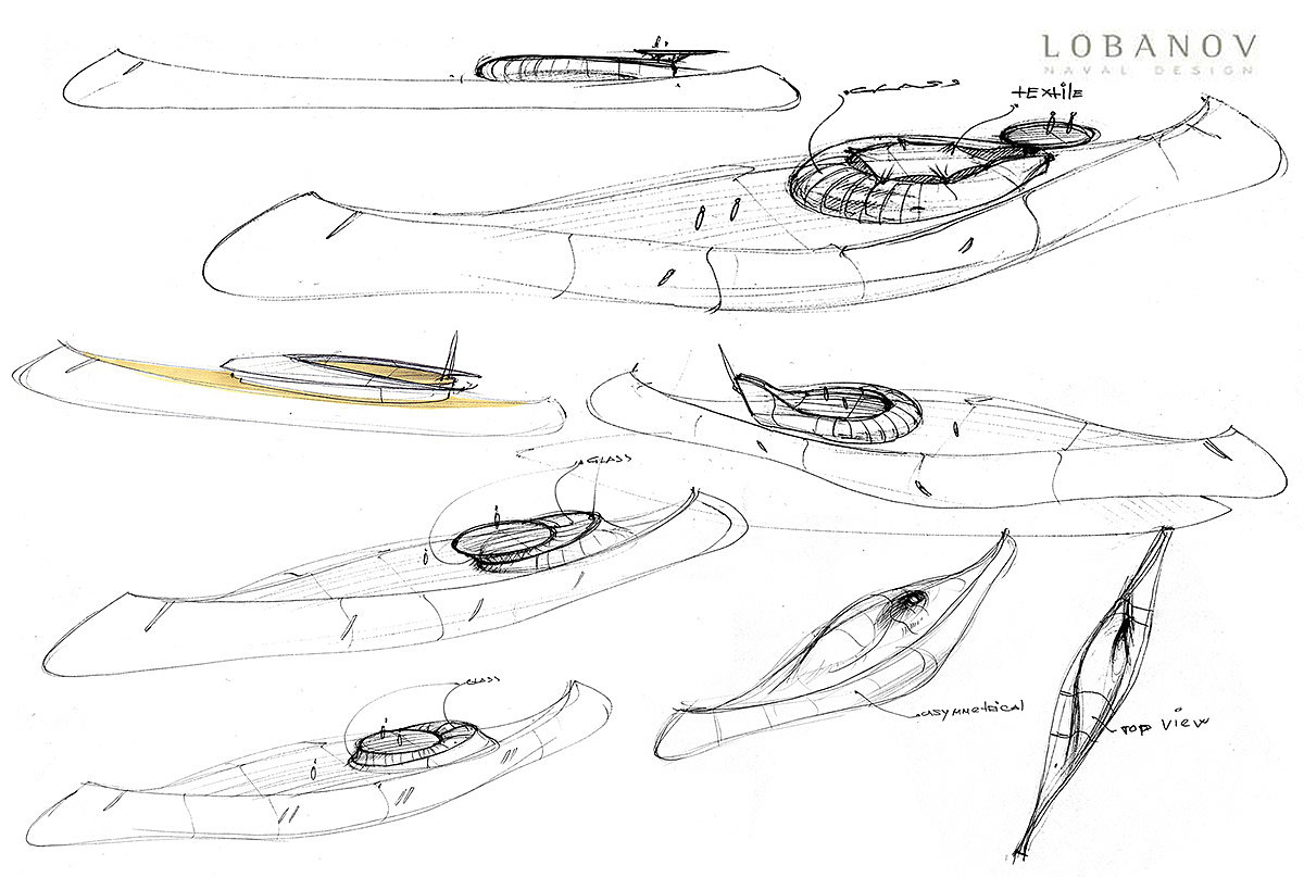 yacht，concept，modelling，